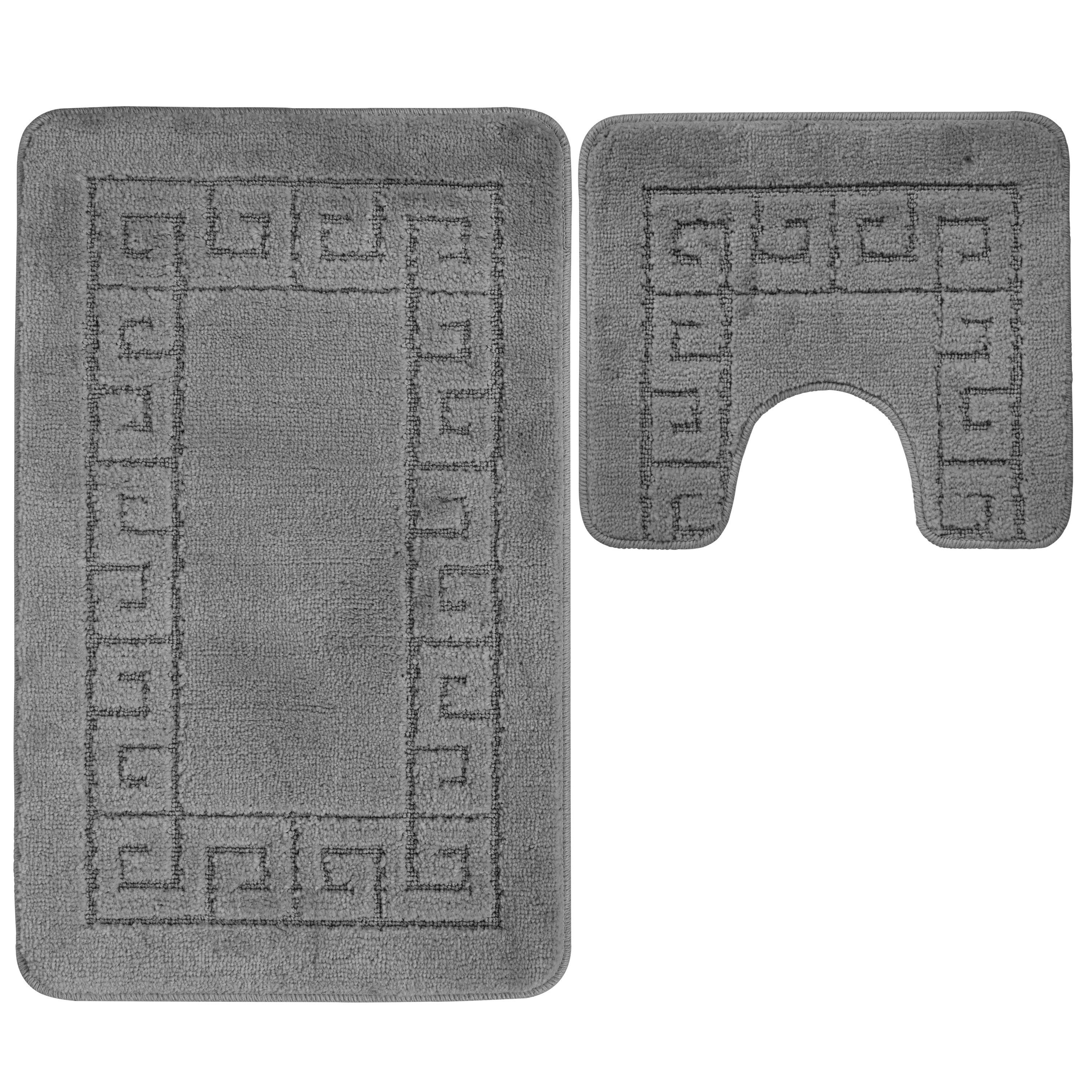 Ribelli Badematte Badezimmerteppich Set 2tlg, Badezimmermatte günstig online kaufen