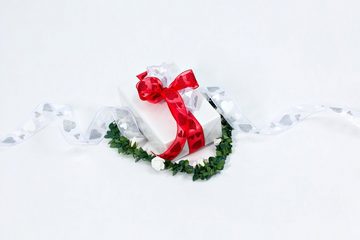 Star Geschenkpapier, Geschenkpapier einfarbig 70cm x 2m Rolle Weiß glänzend