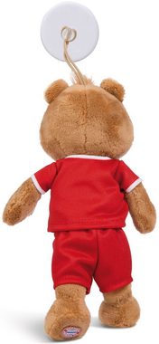 Nici Kuscheltier FC BAYERN MÜNCHEN Bär Berni mit Trikot und Sauger, 20 cm, enthält recyceltes Material (Global Recycled Standard)