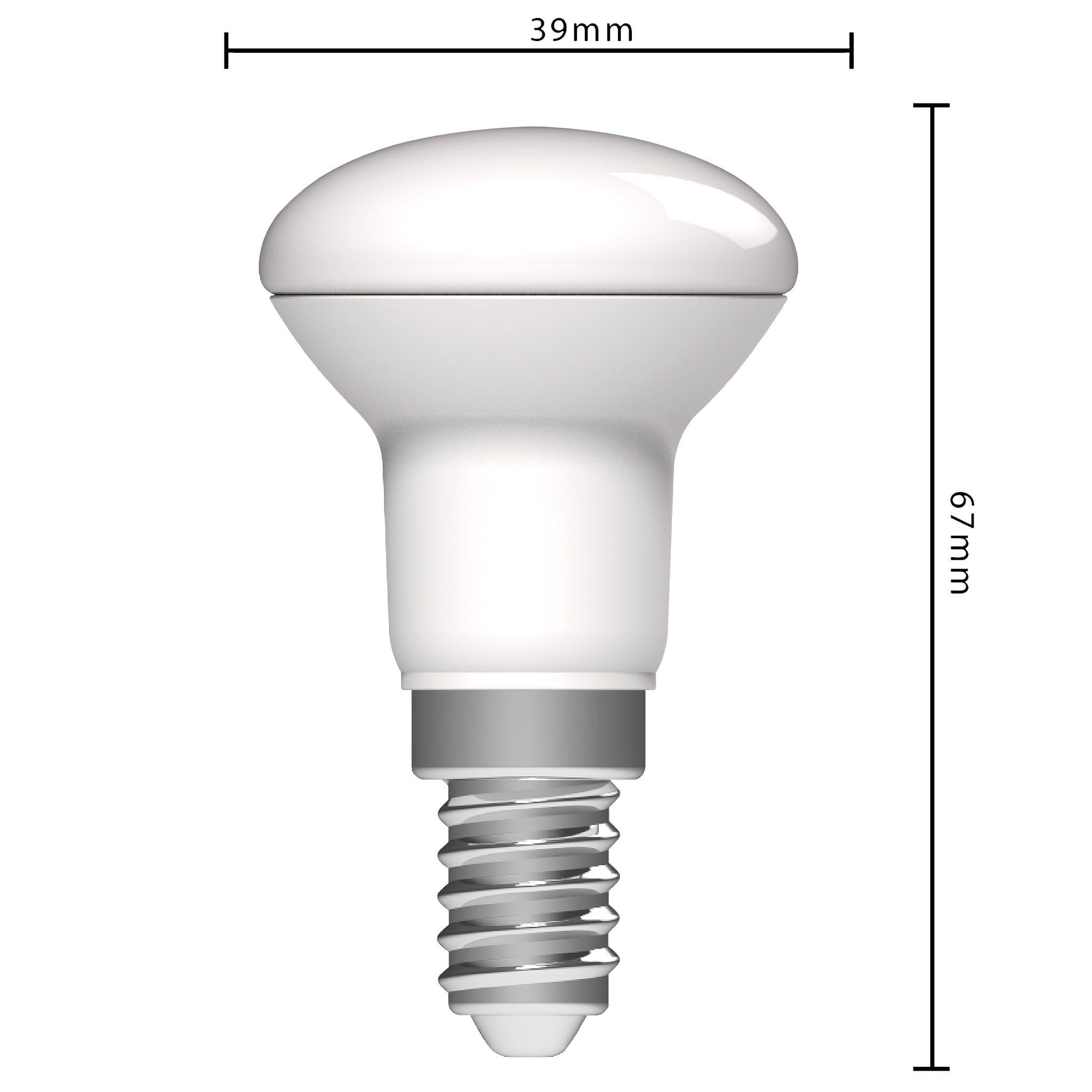 0620126 R39 LED's LED Opal E14, 2,2W light E14 warmweiß Reflektor, LED-Leuchtmittel