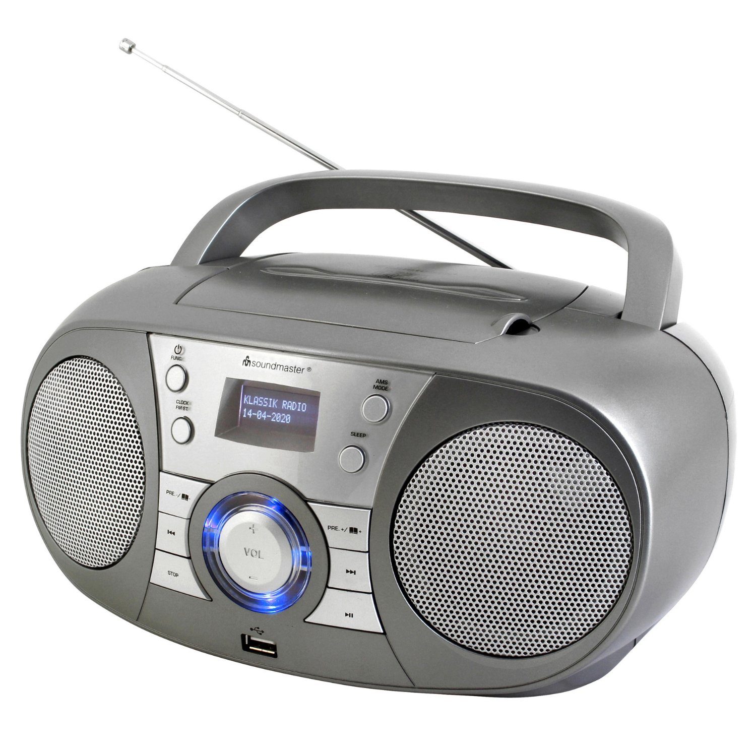 SCD1800TI tragbares Digitalradio CD-Player DAB+ UKW-RDS USB Bluetooth Digitalradio (DAB)