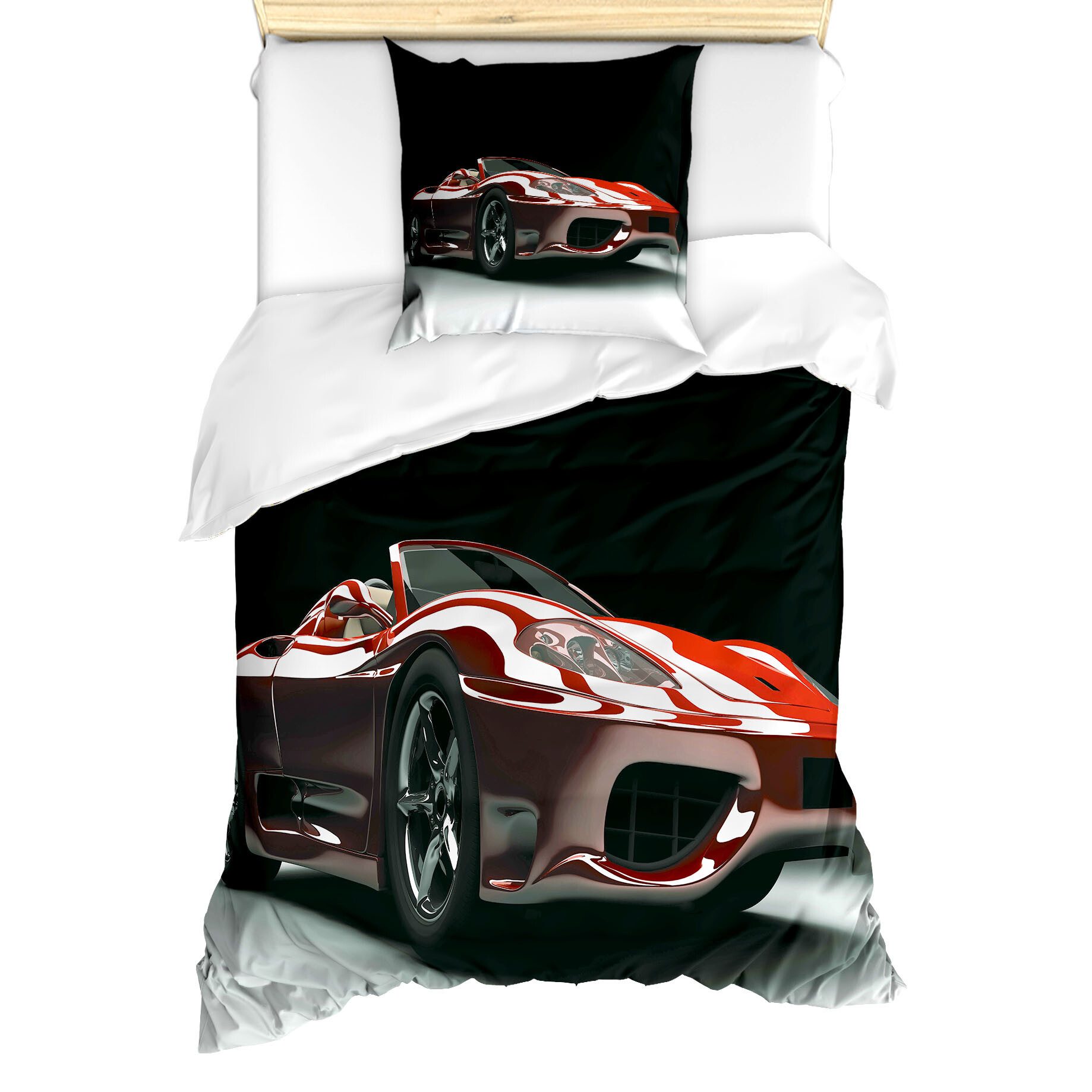 Abakuhaus Постільна білизна Milbensicher Всіrgiker geeignet mit Kissenbezug, Microfaser, Autos Automobilindustrie Theme