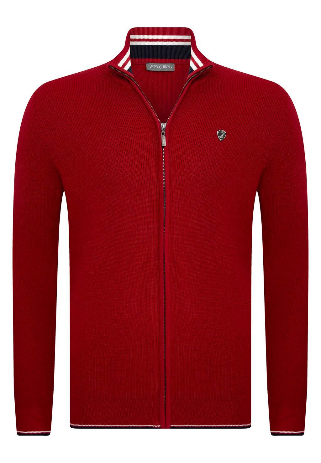 Jacey Quinn Cardigan Textured Zip Cardigan günstig online kaufen