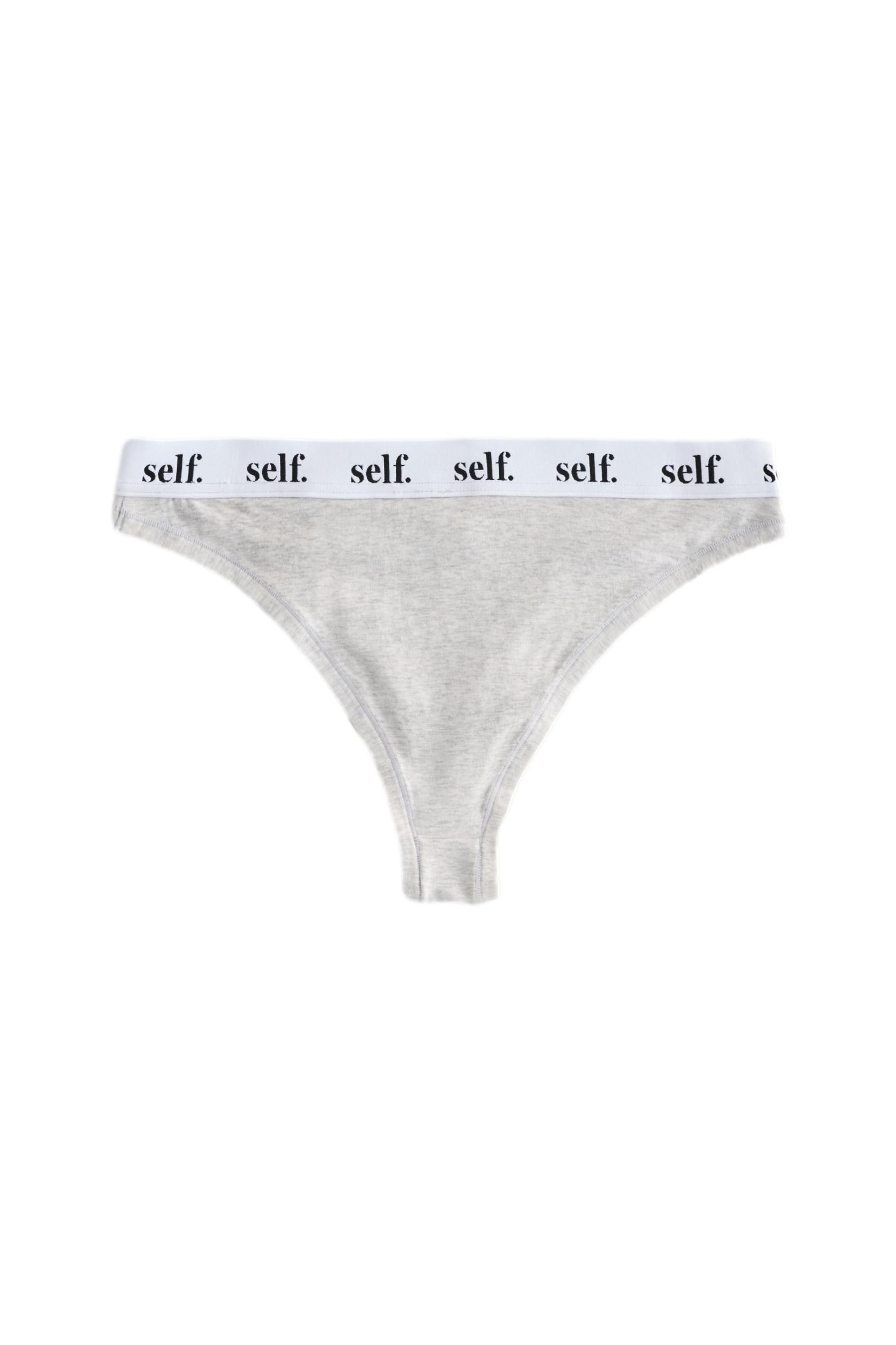 Slip Slips mit Logo, hoher Beinausschnitt
