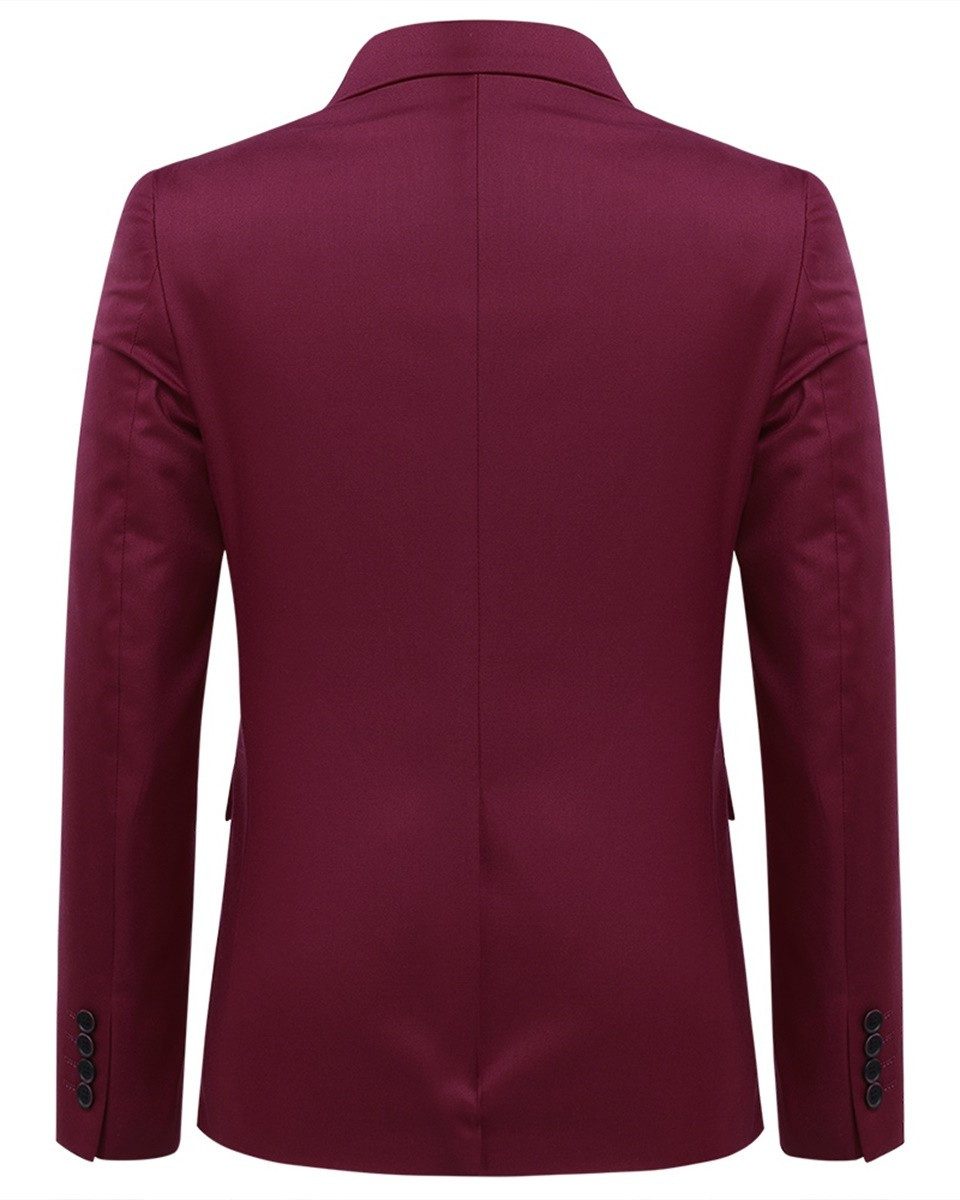 Allthemen Anzugsakko Herren Anzugjacke Slim Fit Sakko Modern Blazer für Business