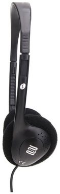 Pronomic KH-10 Leicht Kopfhörer HiFi-Kopfhörer (Ideal für MP3-Player, TV, E-Piano, E-Drum und Fieldrecorder, Ideal für MP3-Player, TV, E-Piano, E-Drum und Fieldrecorder)