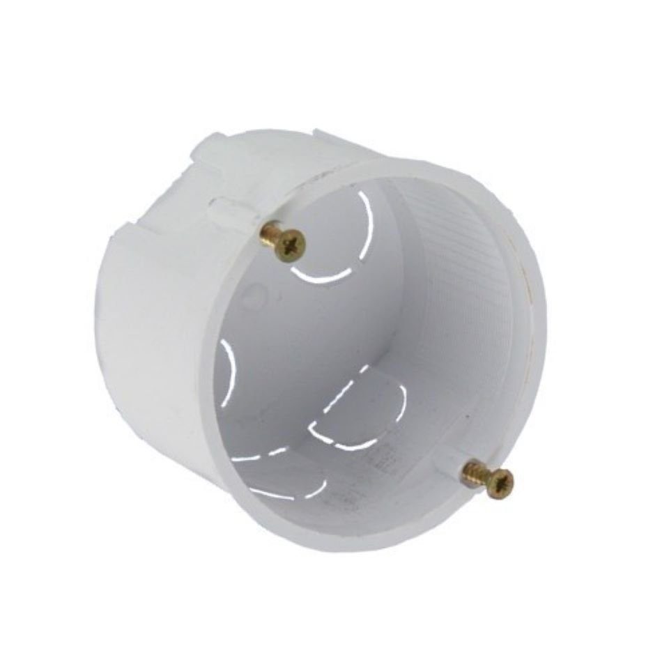 Elektro-Plast Unterputz-Steckdose Schalterdose Unterputzdose 13.75 PKpw-Ø 60 x40 mit Geräteschraube, 1-St.