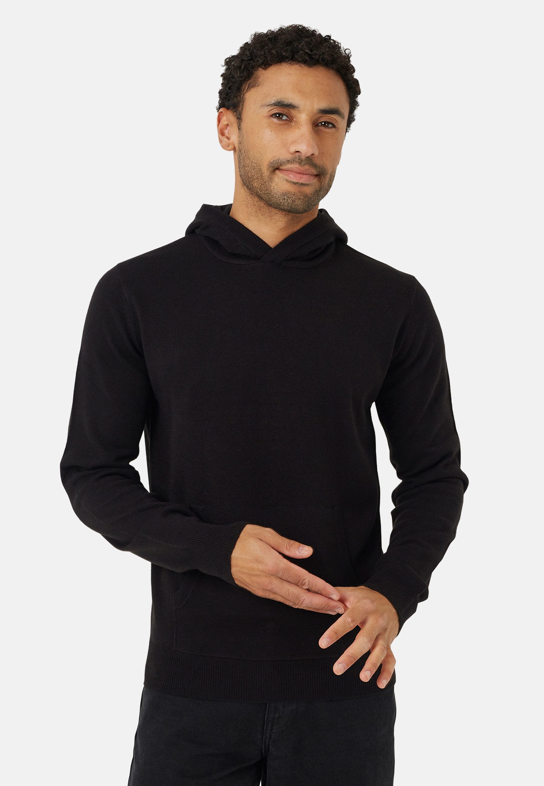 Brave Soul Strickpullover Herren-Kapuzenpullover aus Strick