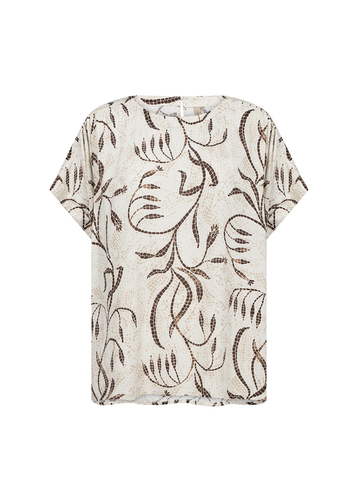 soyaconcept Langarmbluse - Langarm–Bluse – Mosaik-Print