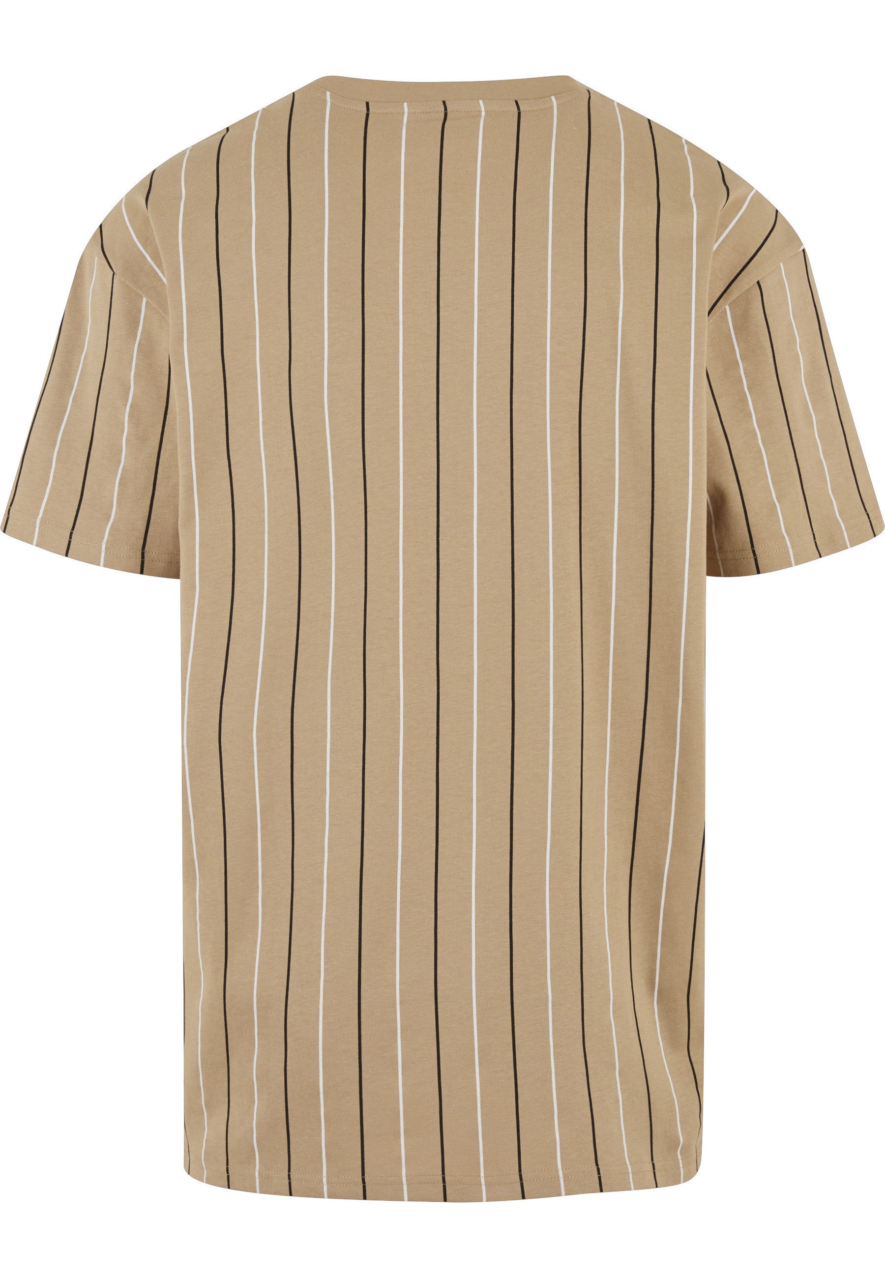 URBAN CLASSICS T-Shirt Urban Classics Printed Pinstripe Tee (1-tlg)