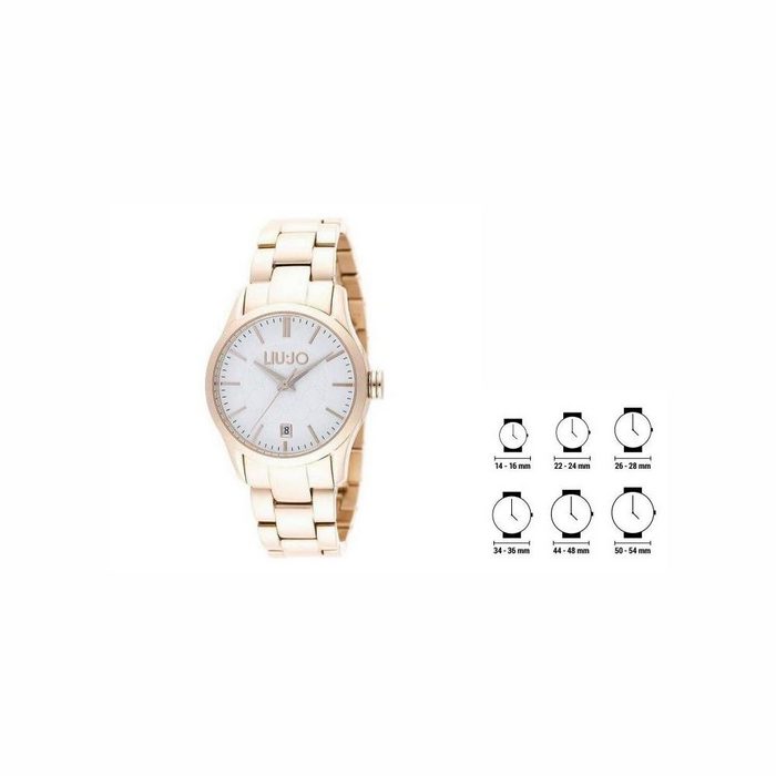 Liu Jo Quarzuhr Damen-Edelstahl Armbanduhr Uhr LiuJo TLJ886 34 mm Quarzuhr Armbanduhr Uhr