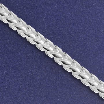 trendor Gliederarmband 925 Silber Fuchsschwanzkette Breite 5,6 mm