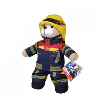 SIMBA Kuscheltier Plüschbär Feuerwehr Rosenbauer, 30 cm Teddy mit Feuerwehrmannanzug