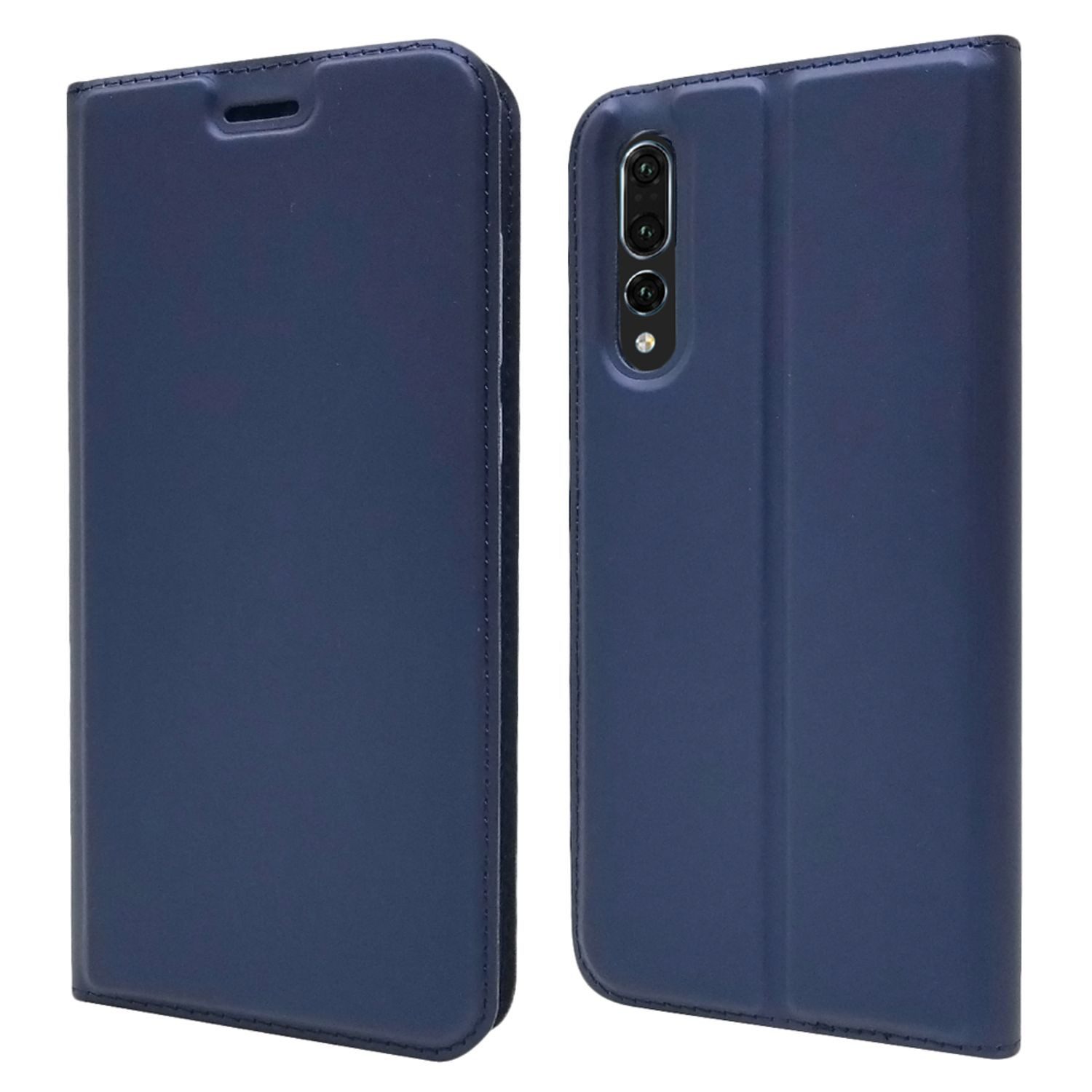 Nalia Smartphone-Hülle Huawei P20 Pro 15,5 cm (6,1 Zoll), Kunstleder Flip Case Hülle / Rundum Schutz Etui / Klapphülle / Wallet