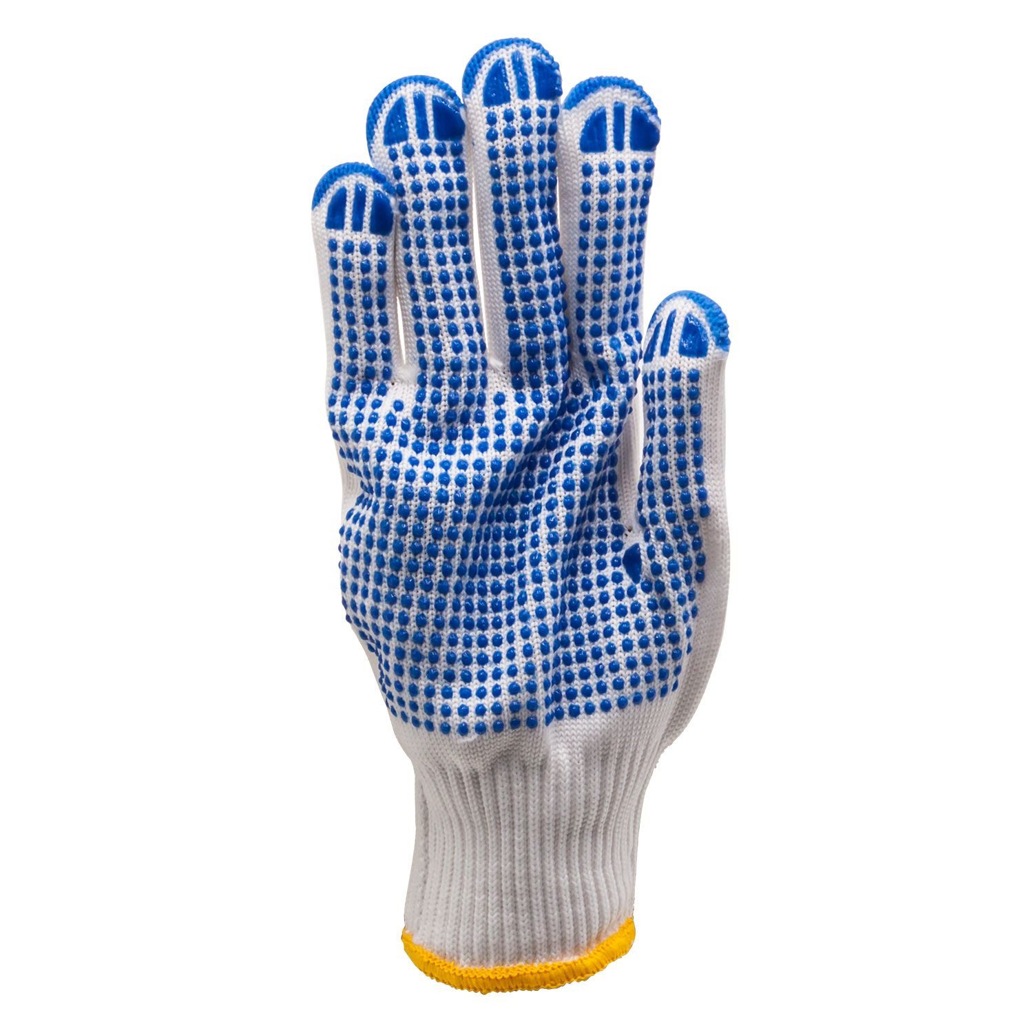 Arbeitshandschuhe Strickhandschuhe K1300 Gr.9 mit PVC-Noppen günstig online kaufen