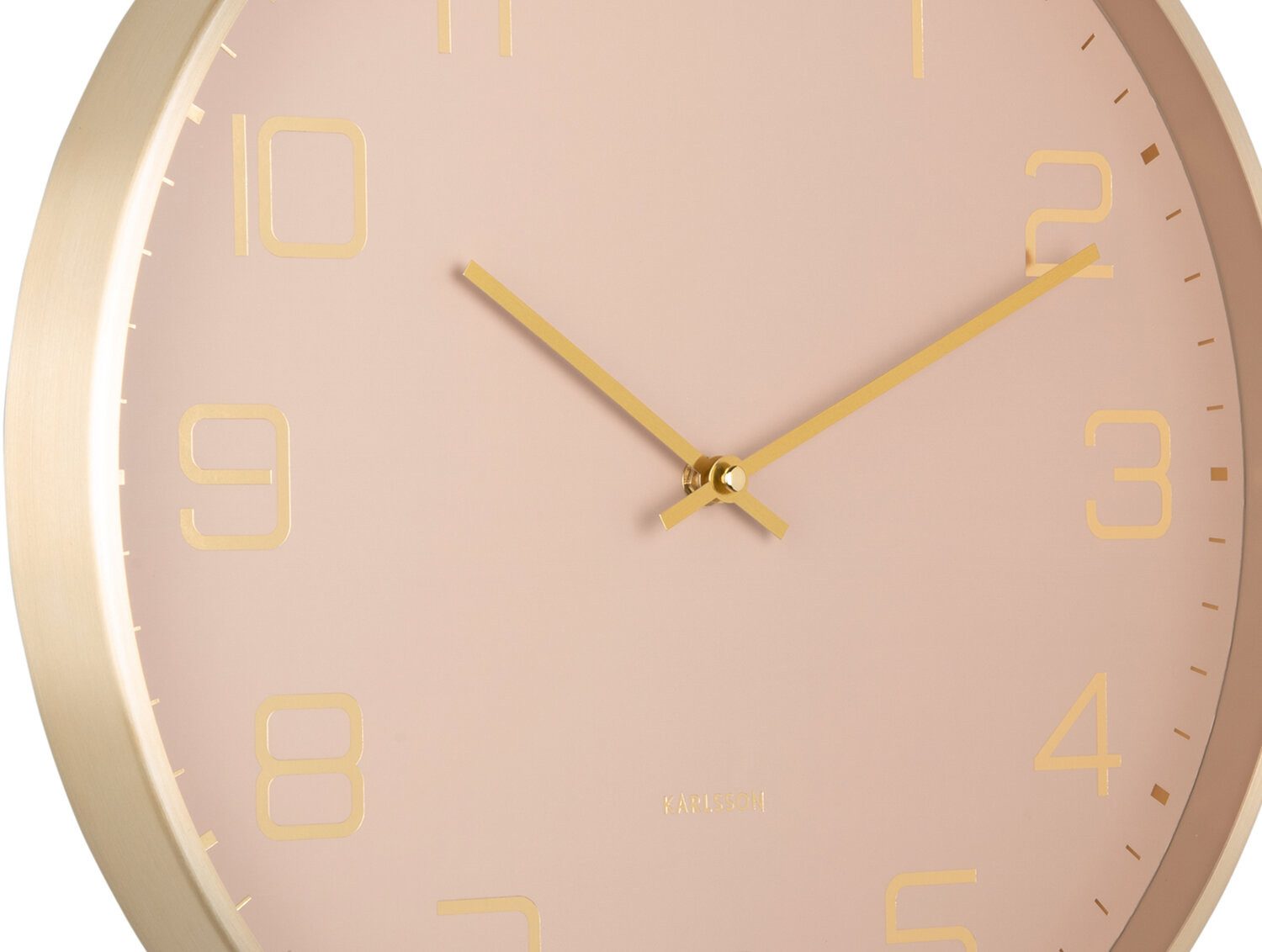 Karlsson Wanduhr Wanduhr ELEGANCE GLOW, Ø 40 cm