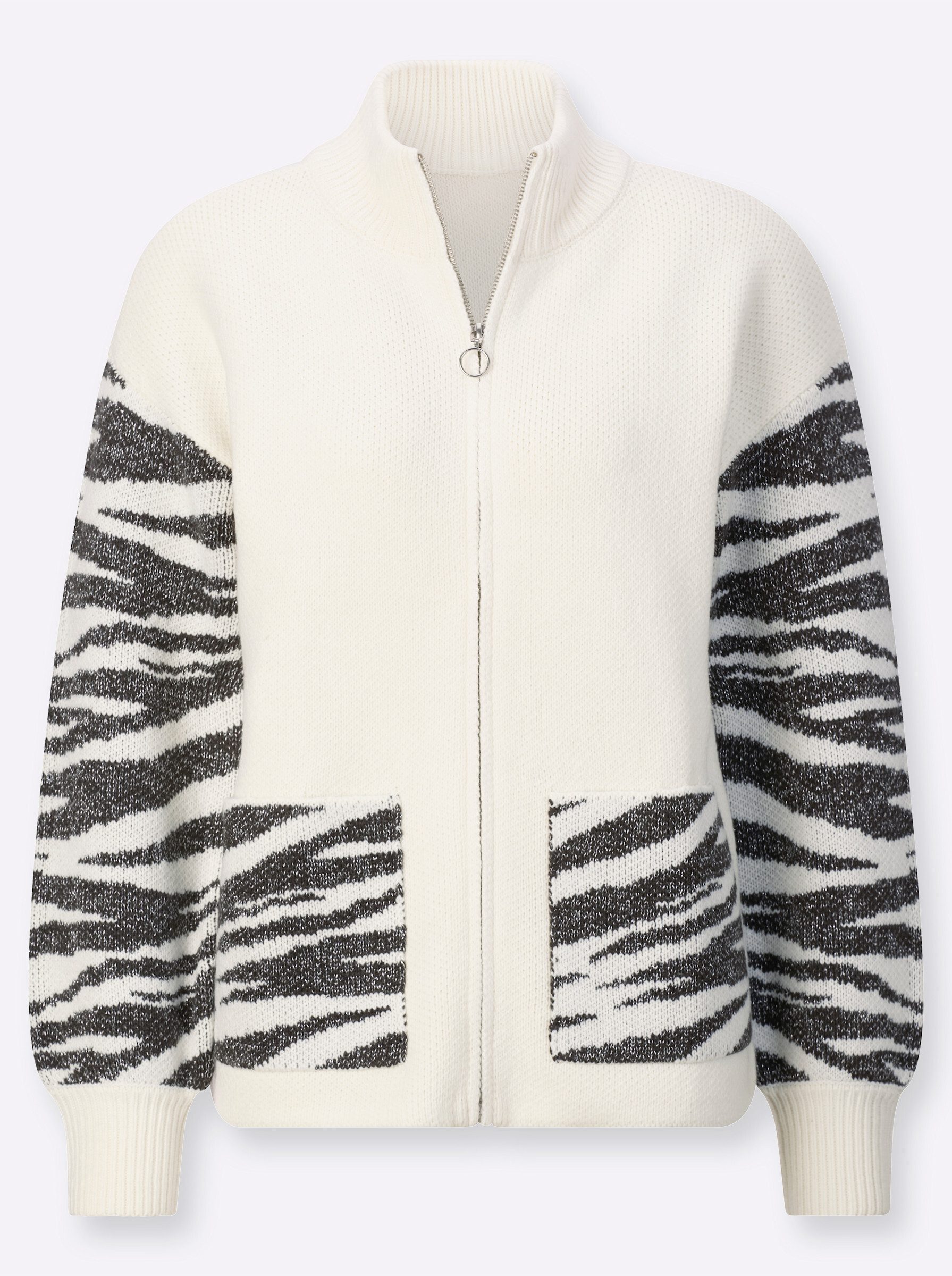 Strickjacke Strickjacke Langarm Jacquard