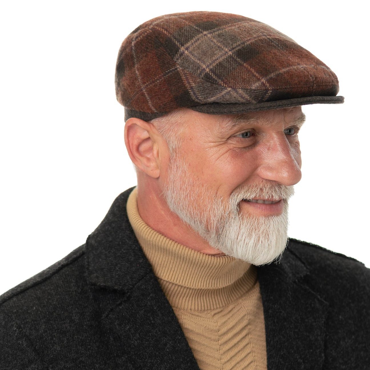 Mayser Flat Cap (1-St) Schirmmütze mit Schirm, Made in the EU