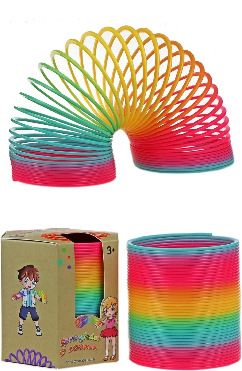 Fun Trading Lernspielzeug Regenbogenspirale XXL ca. Ø 10 cm ...