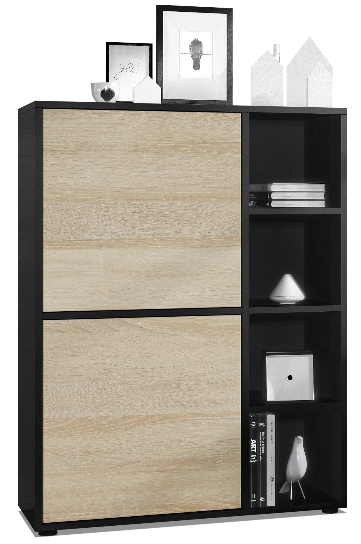 Vladon Highboard Cuba (Anrichte, mit 2 günstig online kaufen