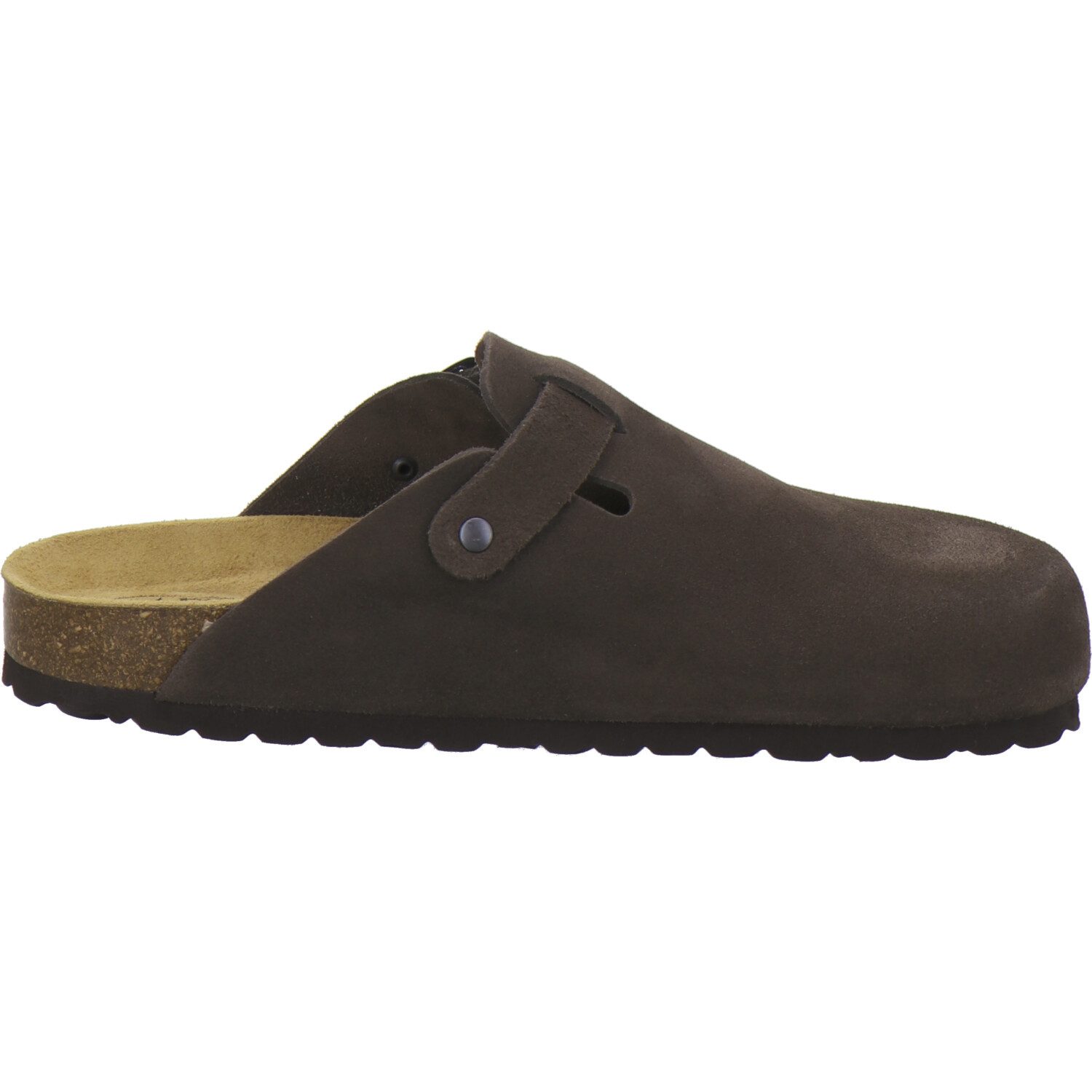AFS-Schuhe 390076 Clogs Pantolette für Herren aus Leder mit Fußbett, Hausschuhe Made in Germany