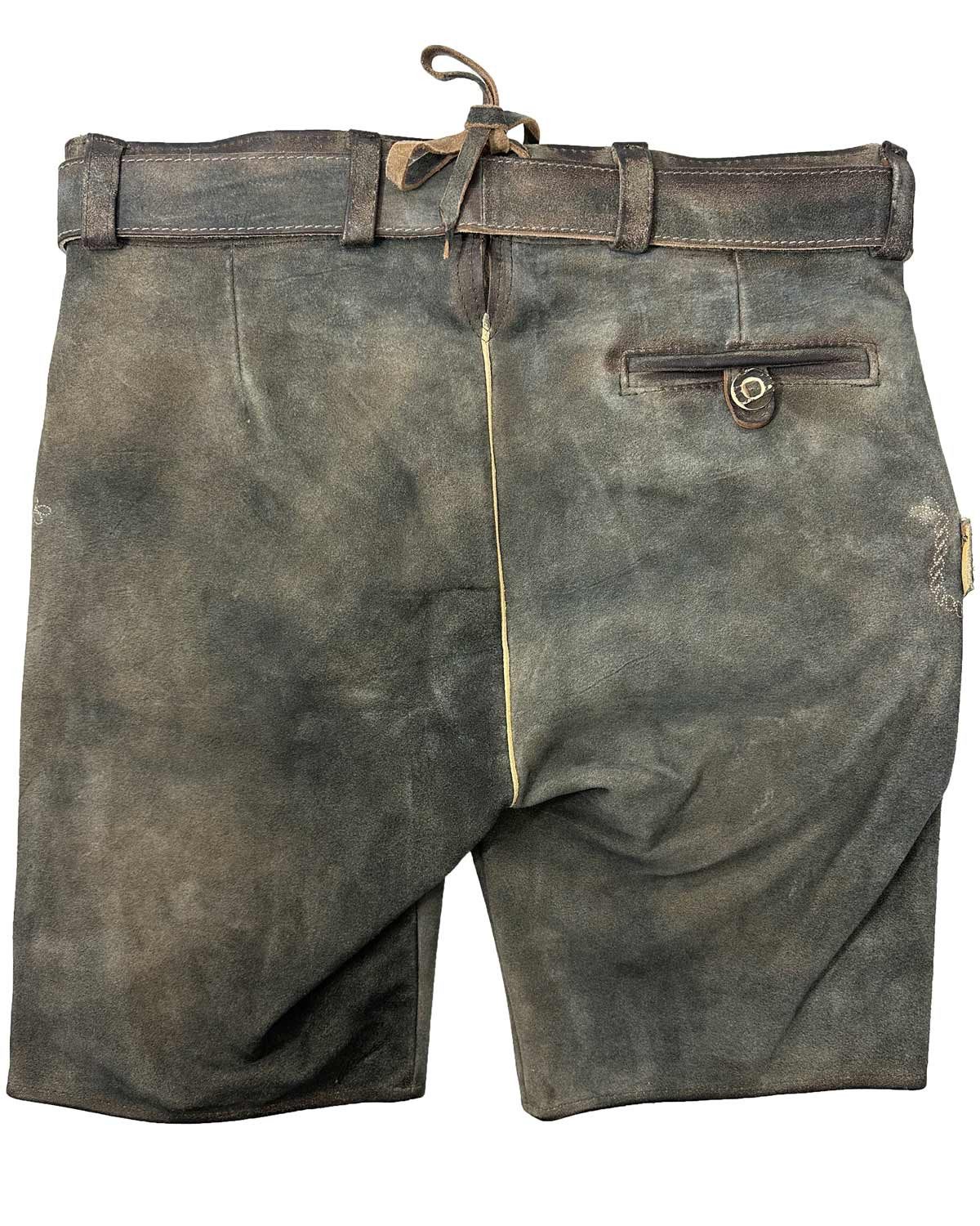 Maddox Trachtenlederhose 'Urgsee' mit Hirschstickerei, Antik günstig online kaufen