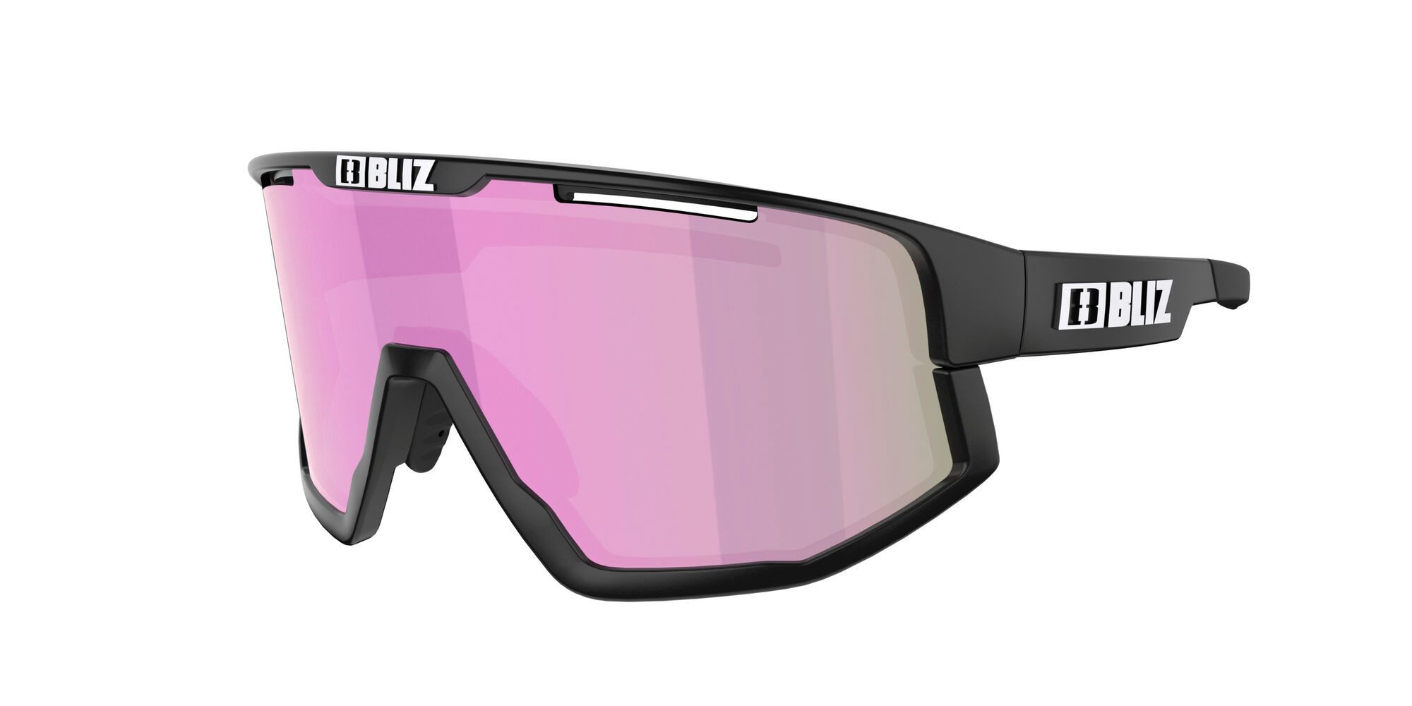 Bliz Sonnenbrille Fusion Small Matt Black/Brown w Rose Multi