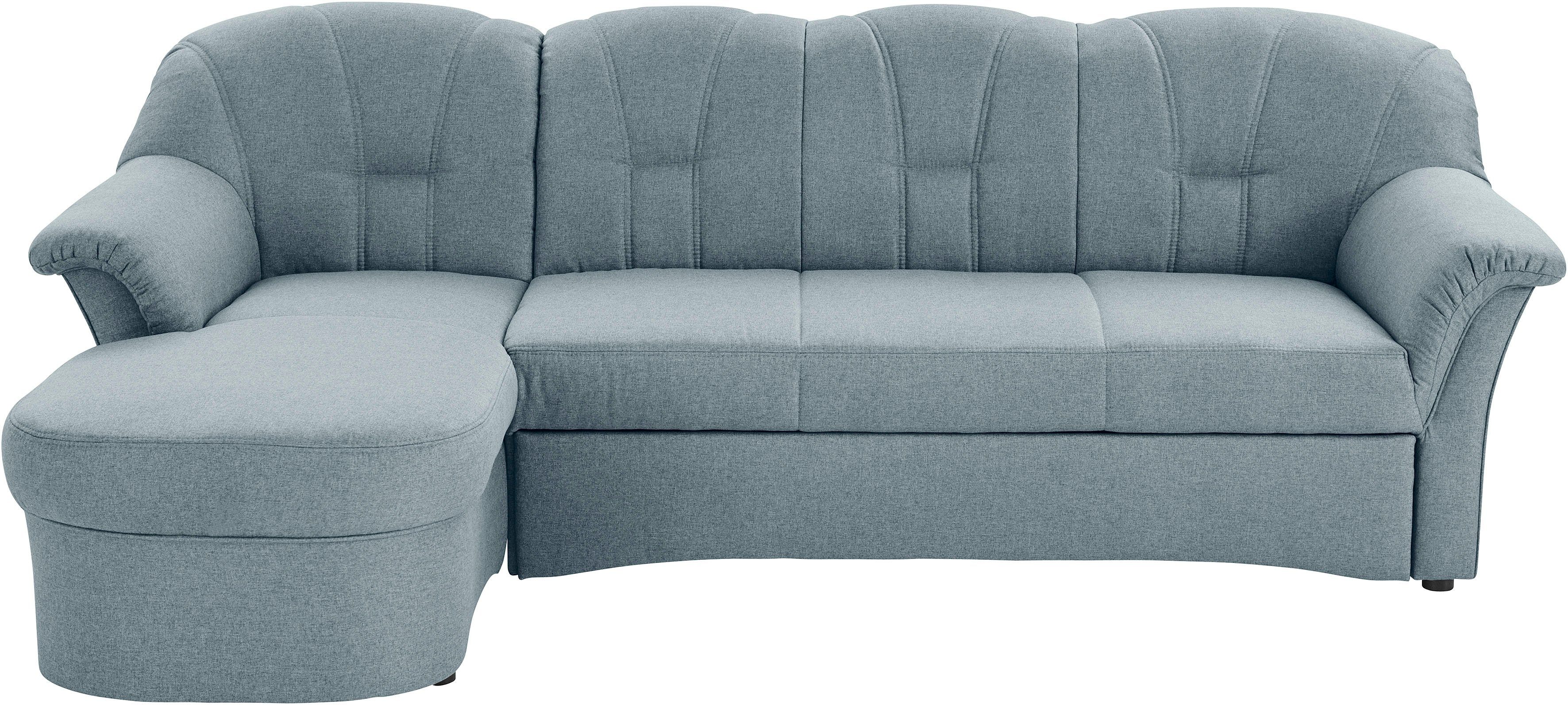 DOMO collection Ecksofa Papenburg, zeitlose Rückensteppung, günstig online kaufen
