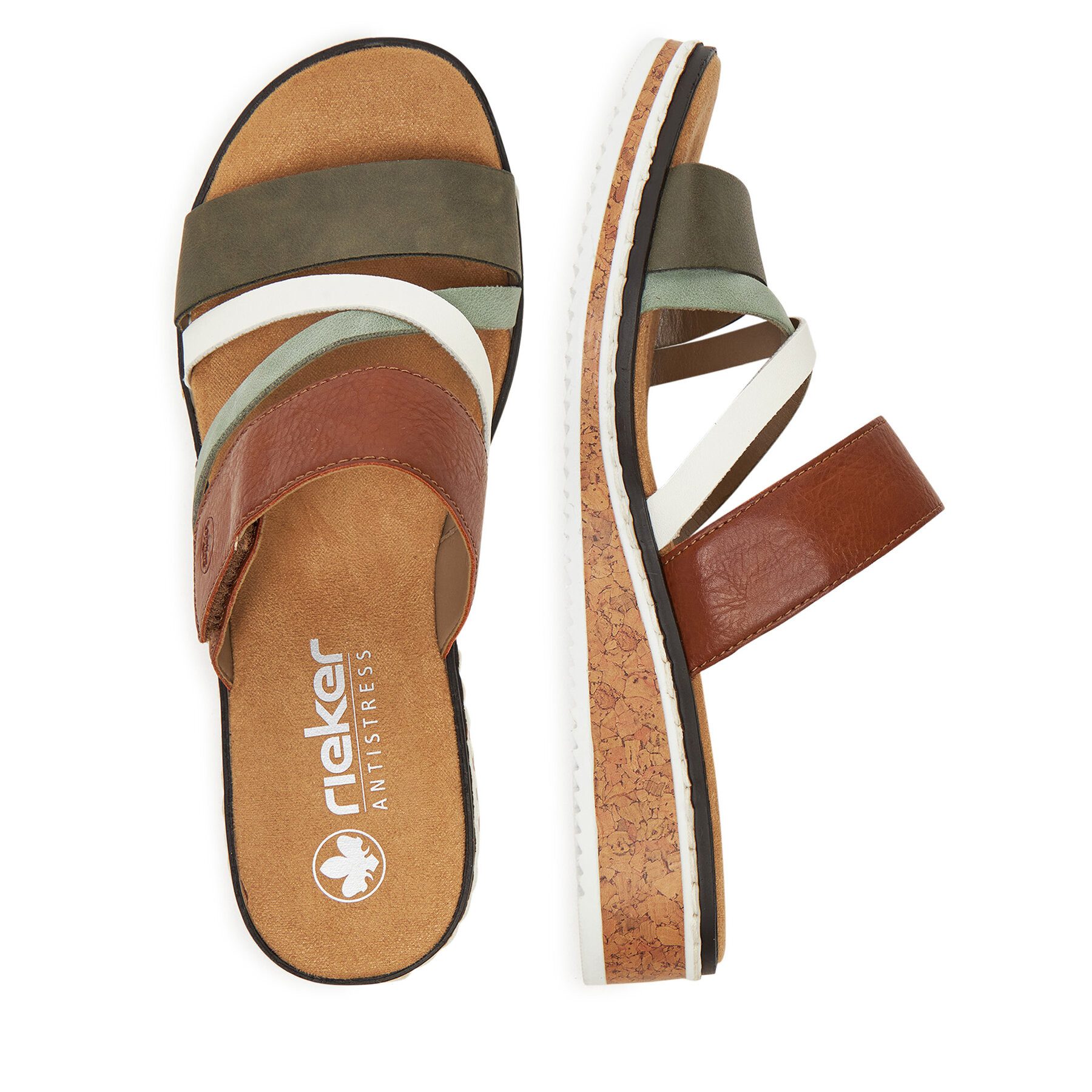 Rieker Rieker Damen-Flip-Flops Braun V3652-91 Badepantolette – Bild 4 von 4