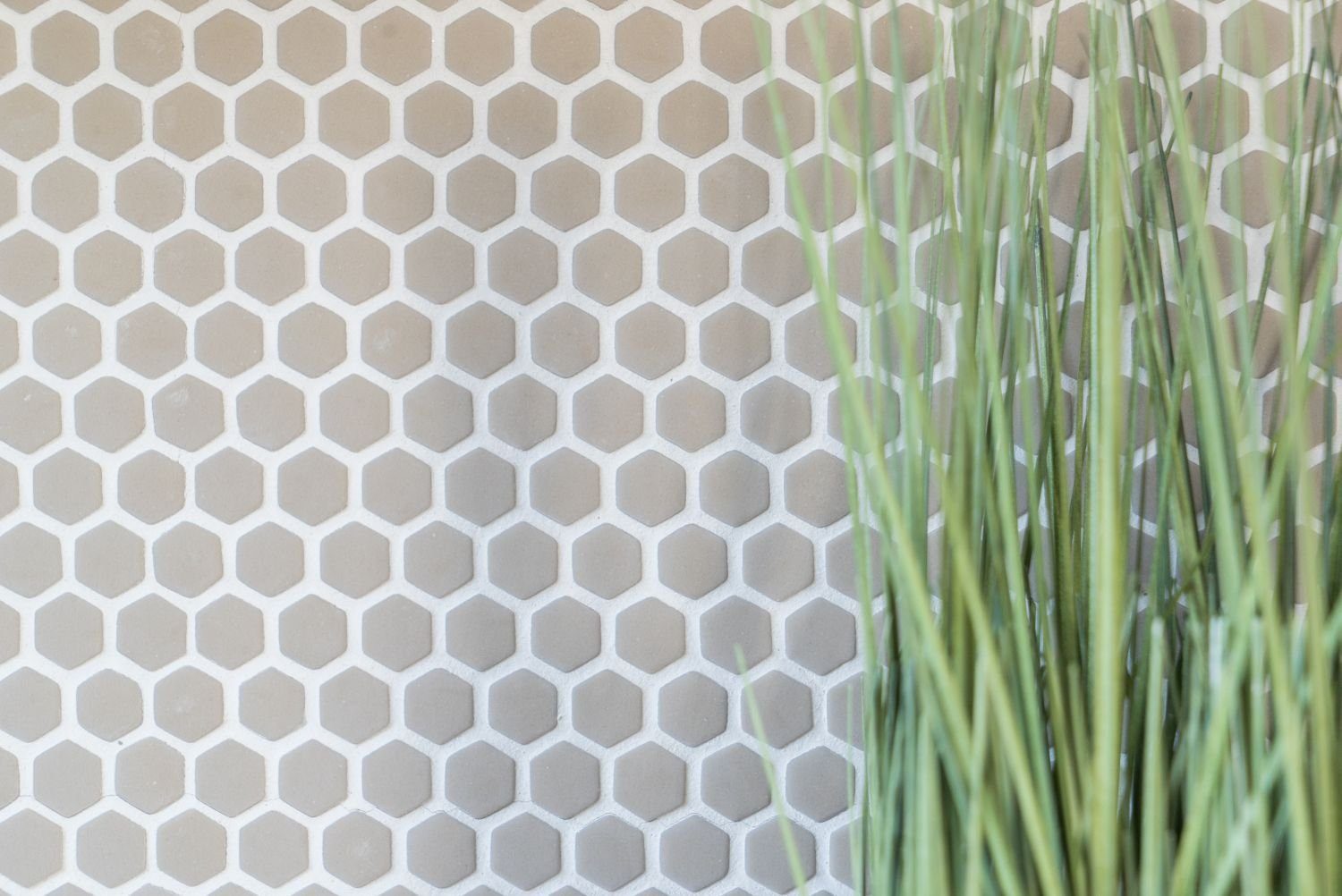 Nachhaltiger Fliesenspiegel Recycling Hexagon Glasmosaik Mosani Mosaikfliesen Wandbelag