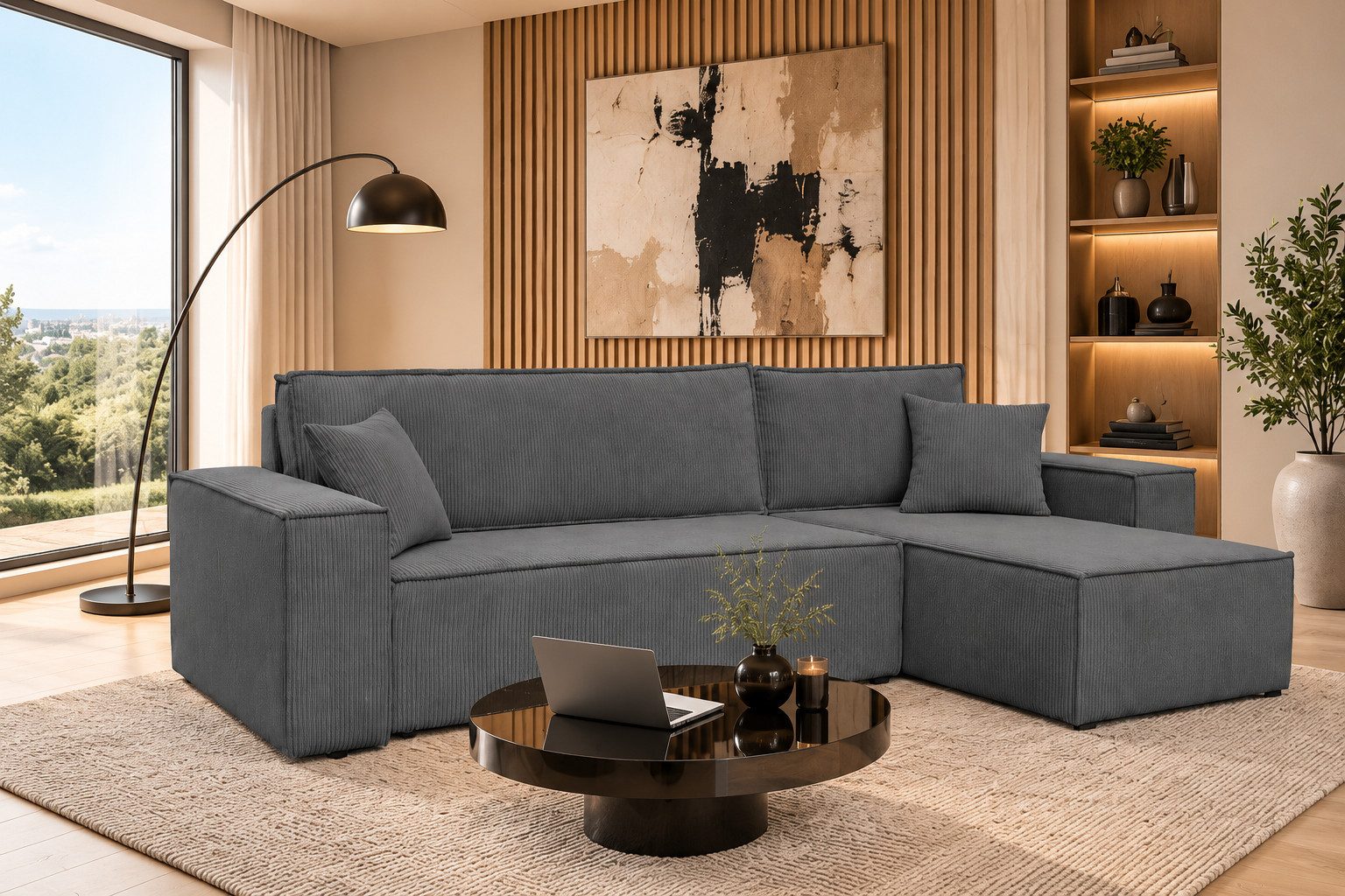 Anthrazit Schlafsofas » Anthrazit Couches mit Schlaffunktion