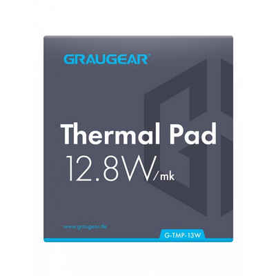 GRAUGEAR Wärmeleitpaste G-TMP-13W, Universal Wärmeleitpad für CPU oder Speicher 12.8W / mk 100x45x1mm