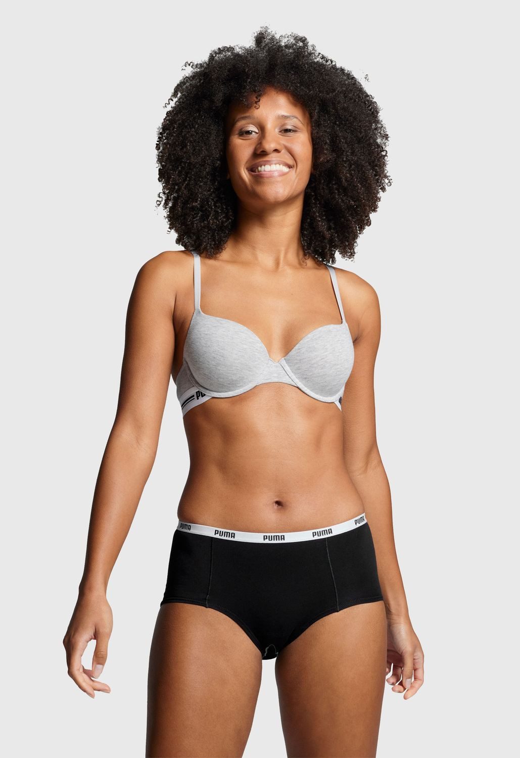 PUMA BODYWEAR Panty Shorts (Set, 9er Pack) Logobund