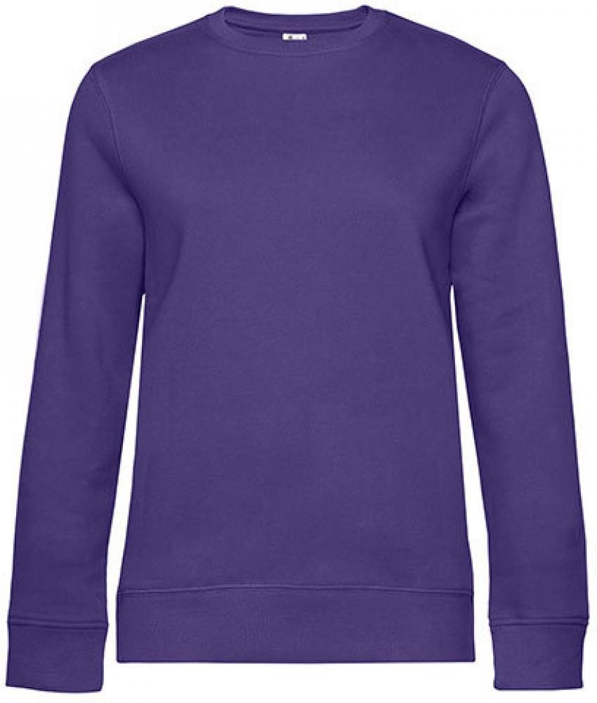 B&C Sweatshirt QUEEN Crew Neck Sweat /Women, gekämmte Baumwolle
