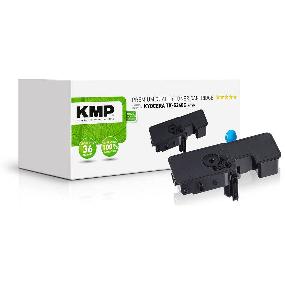 KMP Tonerkartusche 1 Toner K-T84C ERSETZT KYOCERA TK-5240C - cyan, (1-St)