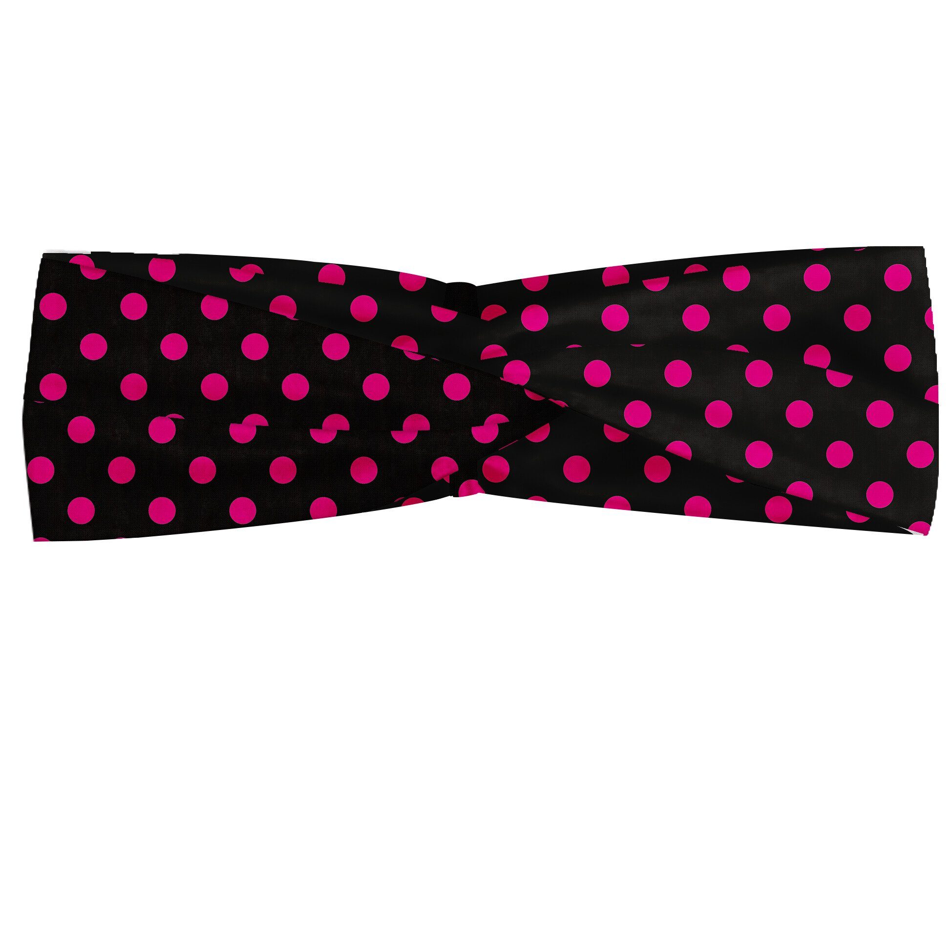 und Abakuhaus Elastisch Hot Stirnband accessories Mode-Tupfen Altes Angenehme Pink alltags
