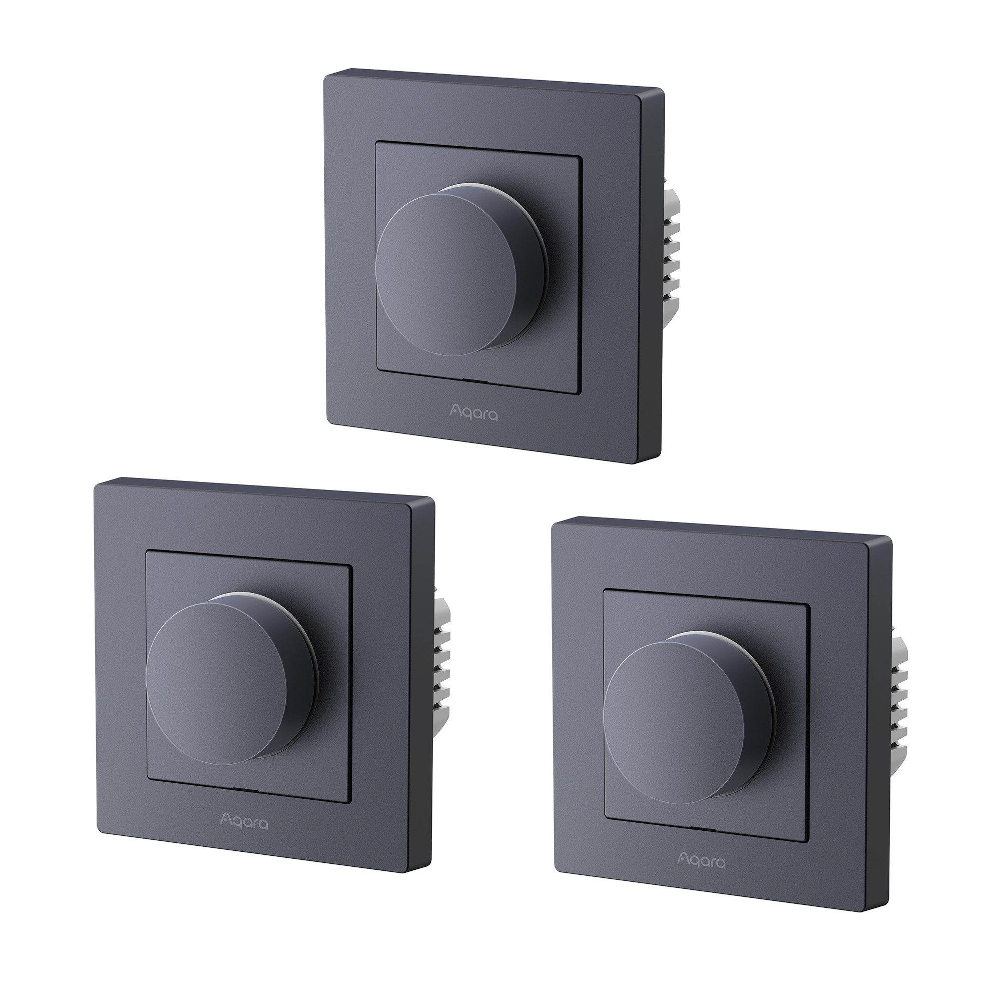 Aqara Dimmschalter H2, Smarter Lichtschalter, Thread/Zigbee Protokoll,für Dimmbare LED/CFL/Glühlampen/Halogen-Lampen