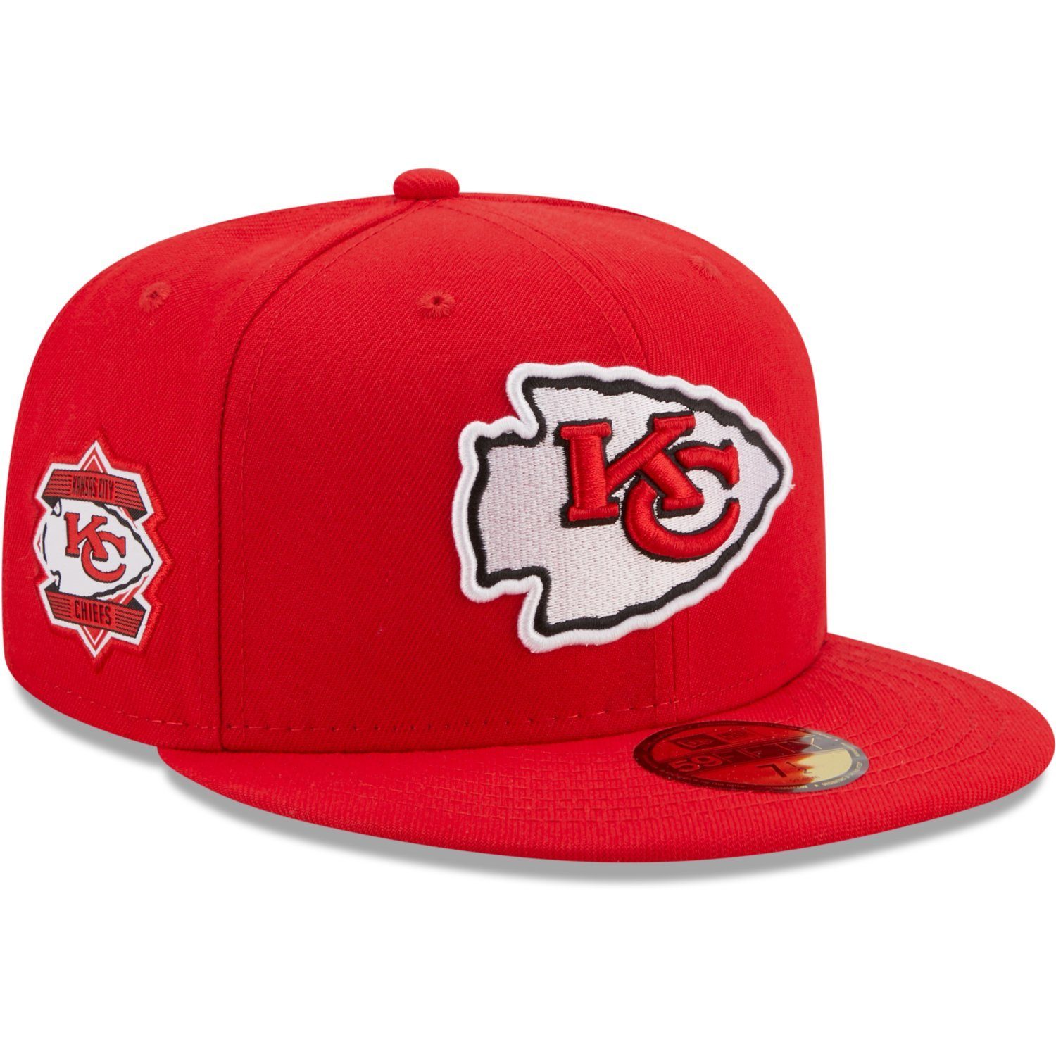 New Era Fitted Cap 59Fifty SIDE PATCH Kansas City Chiefs