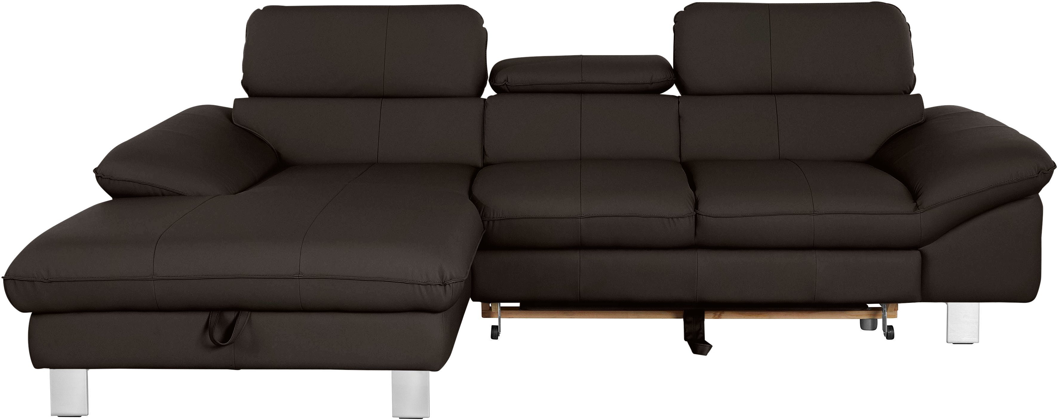 COTTA Ecksofa "Driver L-Form" mit Kopfteilverstellung, wahlweise mit Bettfu günstig online kaufen