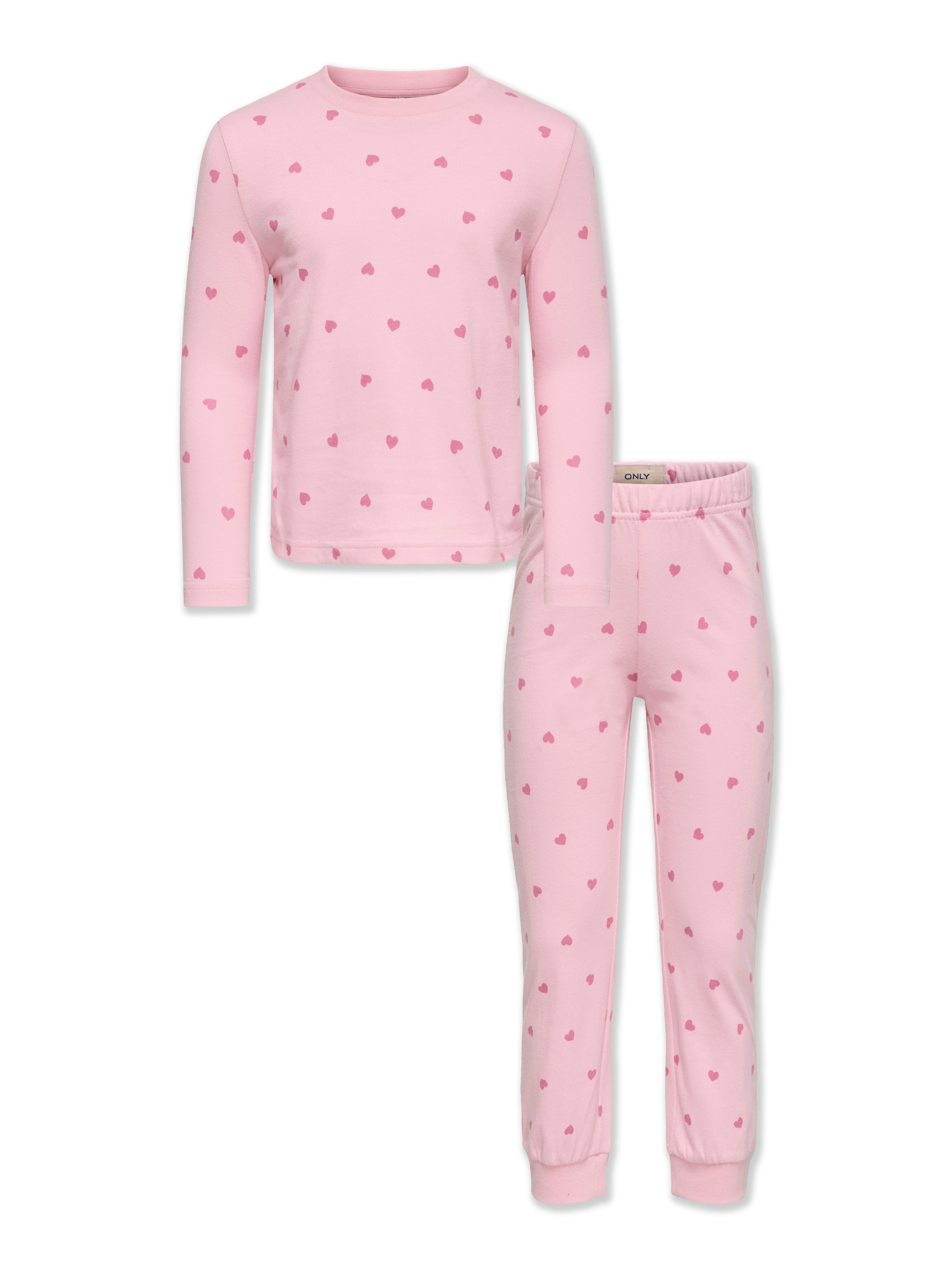KIDS ONLY Schlafanzug KMGRILA NIGHTWEAR LS TOP/PANT SET JRS (Set, 2 tlg)