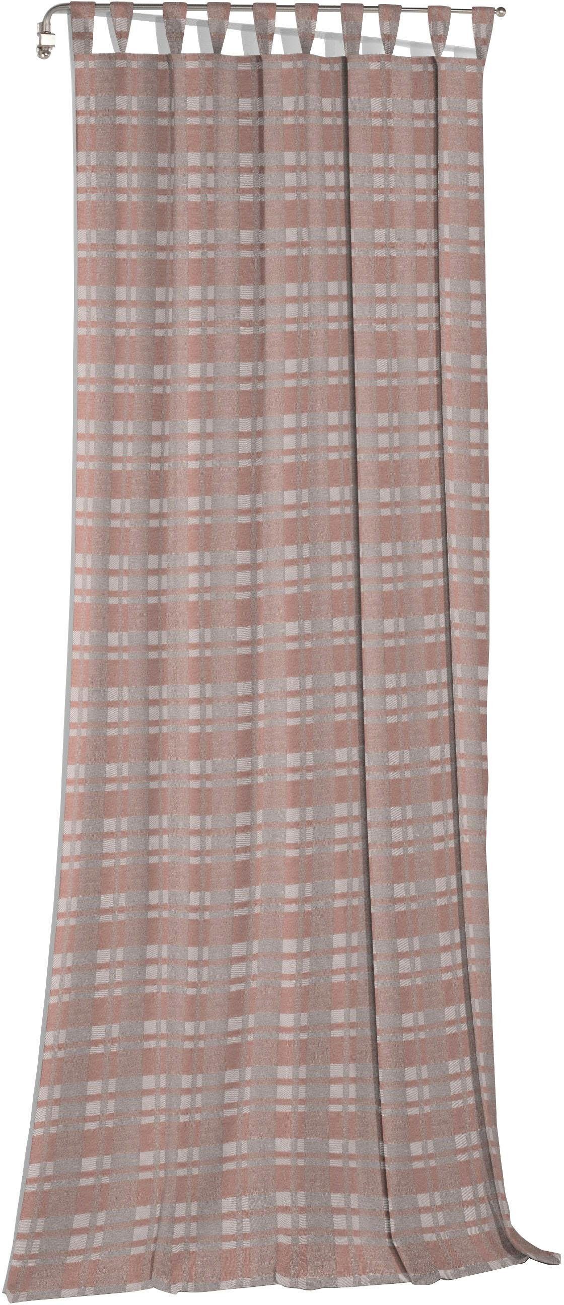 Wirth Vorhang Laufenberg (1 St), Schlaufen, blickdicht, Jacquard