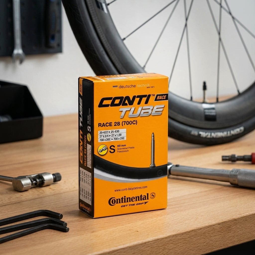 CONTINENTAL Fahrradschlauch Continental Schlauch Conti Race 26 26x3/4" 20/25-559/571 SV 60mm