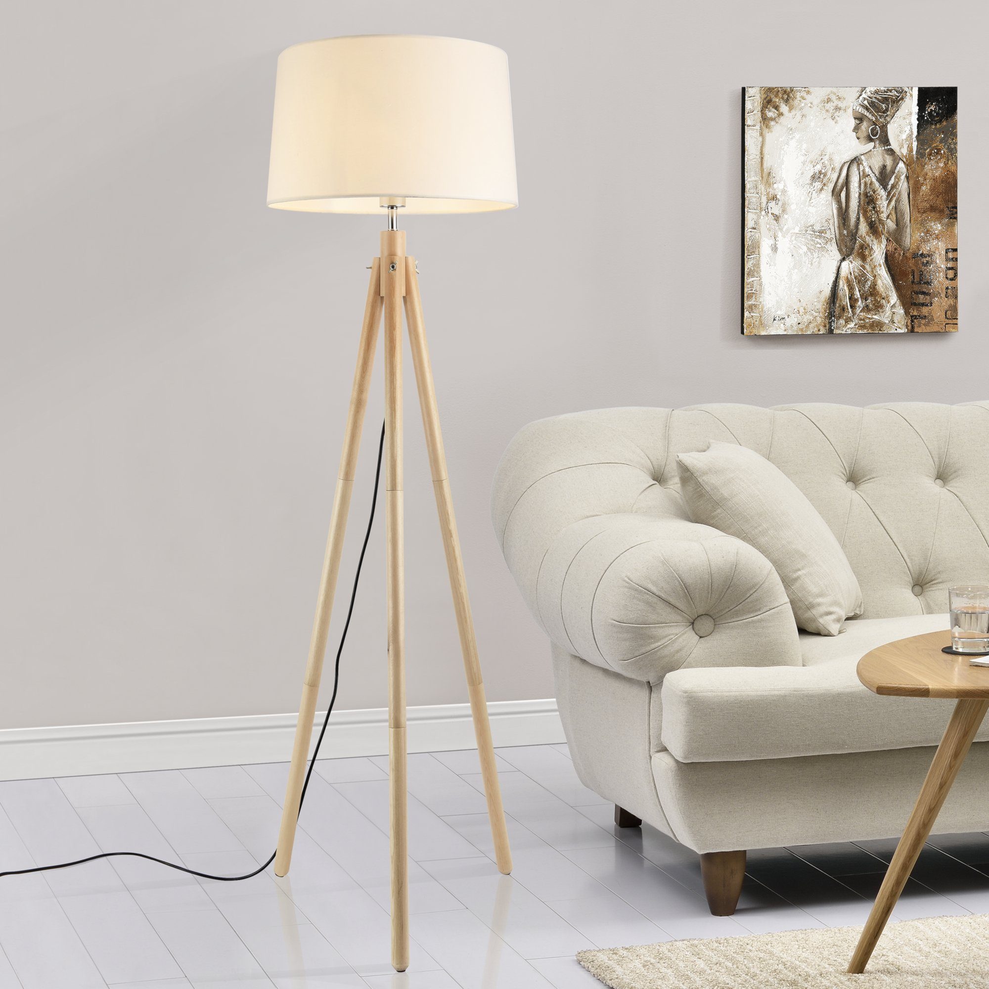 lux.pro Stehlampe, ohne Leuchtmittel, Stylische Stehleuchte günstig online kaufen
