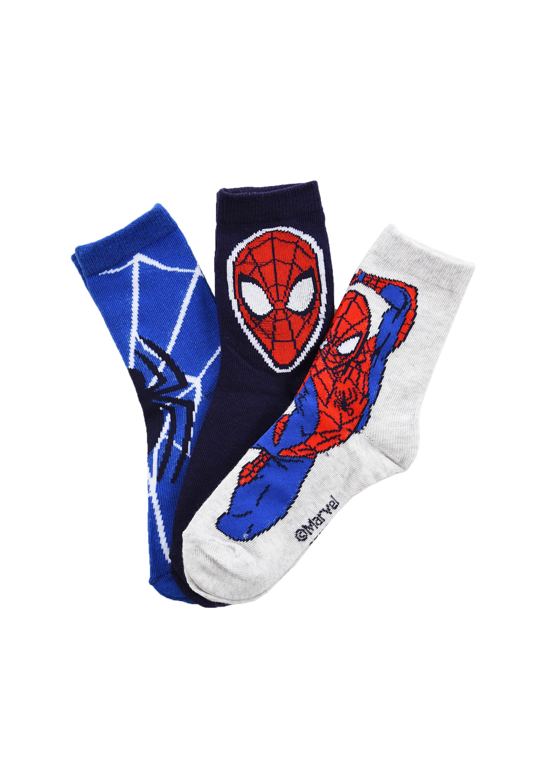 Spiderman Socken Marvel Kindersocken für Jungen 6er Pack (6-Paar)