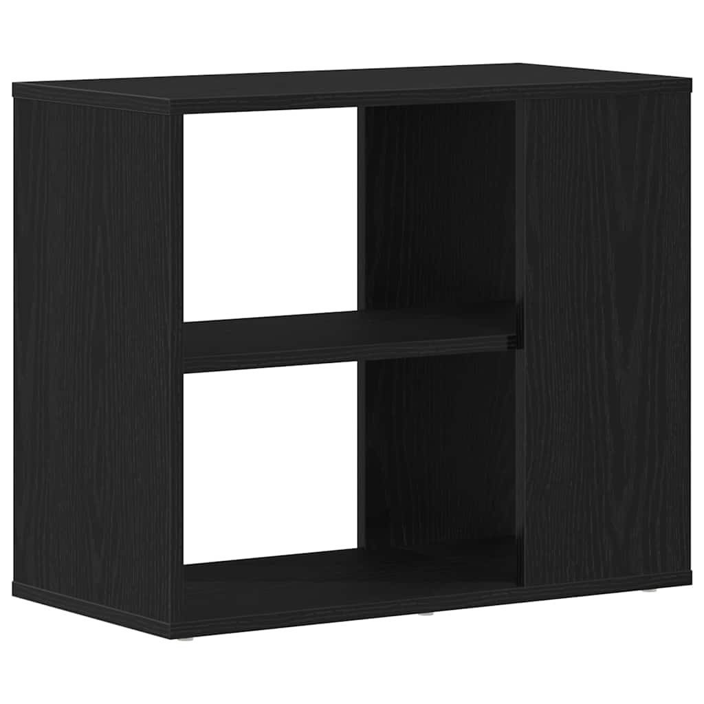 vidaXL Sideboard Sideboard Schwarz Eichen-Optik 60 x 30 x 50 cm Holzwerkstoff (1 St)