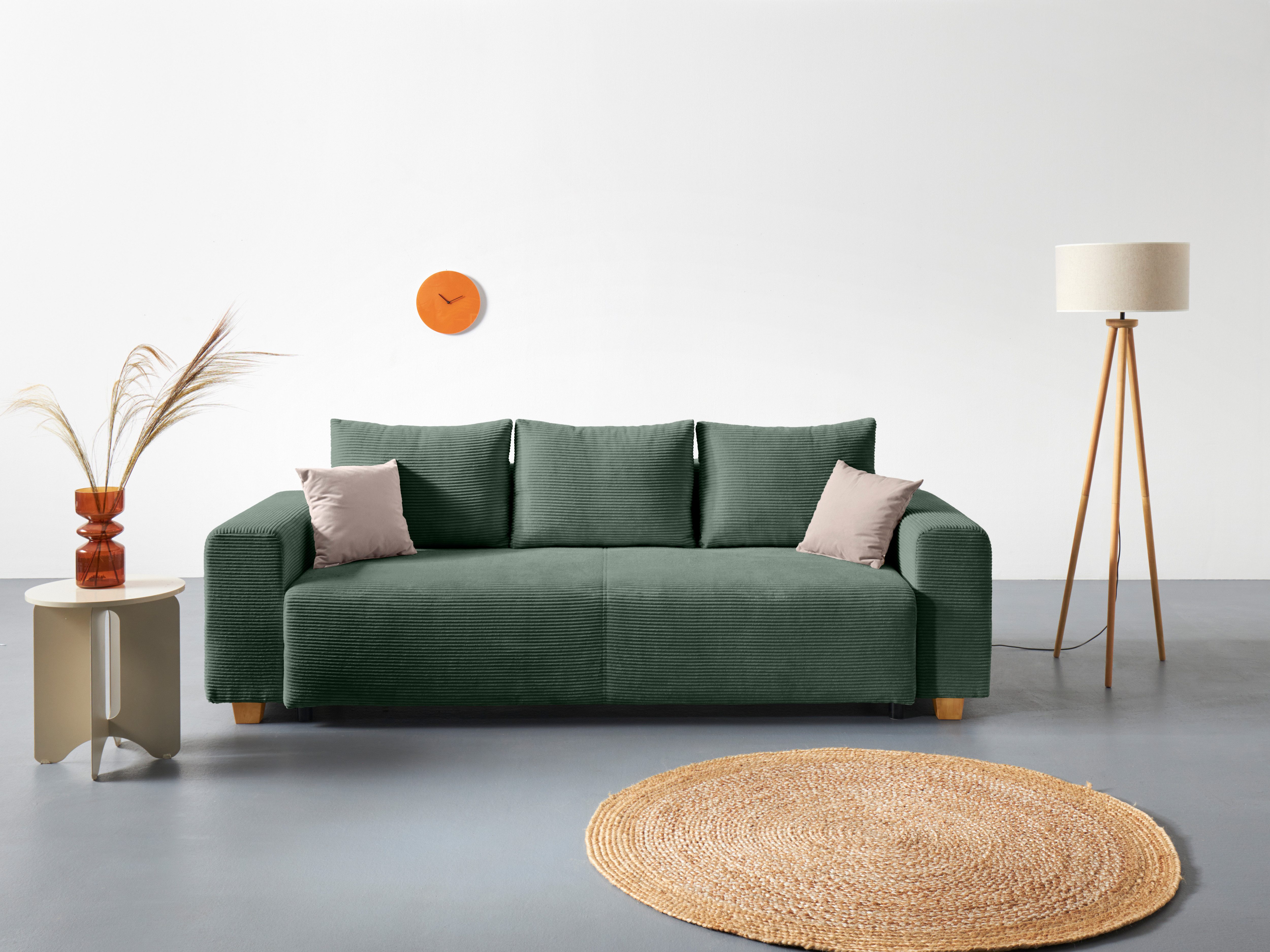 Schlafsofa Yves, Liegefläche (B/T): 142/194 cm