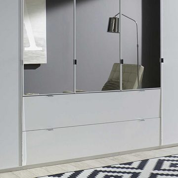 Pharao24 Kleiderschrank Deldrina mit LED Beleuchtung