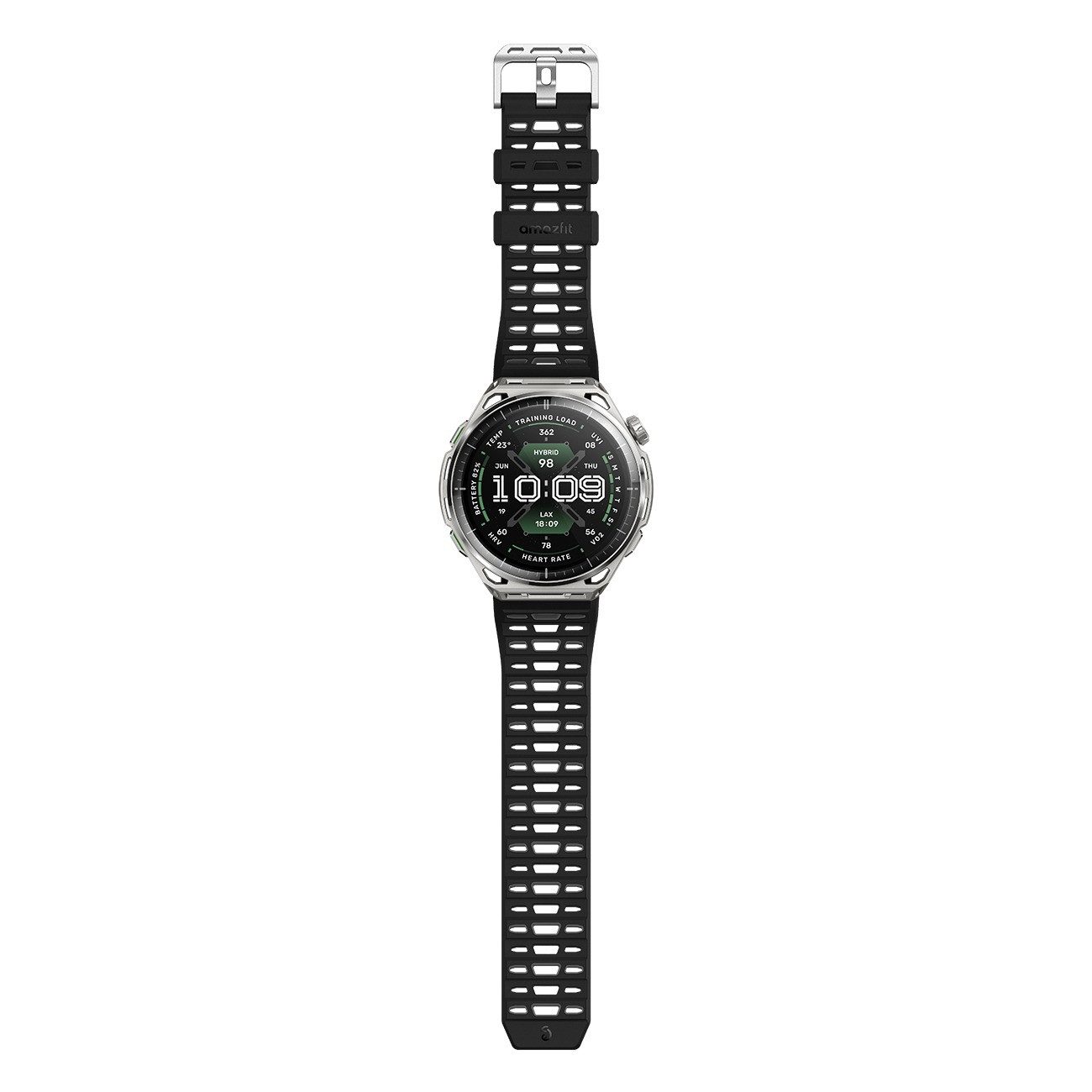 Amazfit Balance 3 Smartwatch, Gehäuse aus Edelstahl, bis zu 21 Tage Akkulaufzeit grau