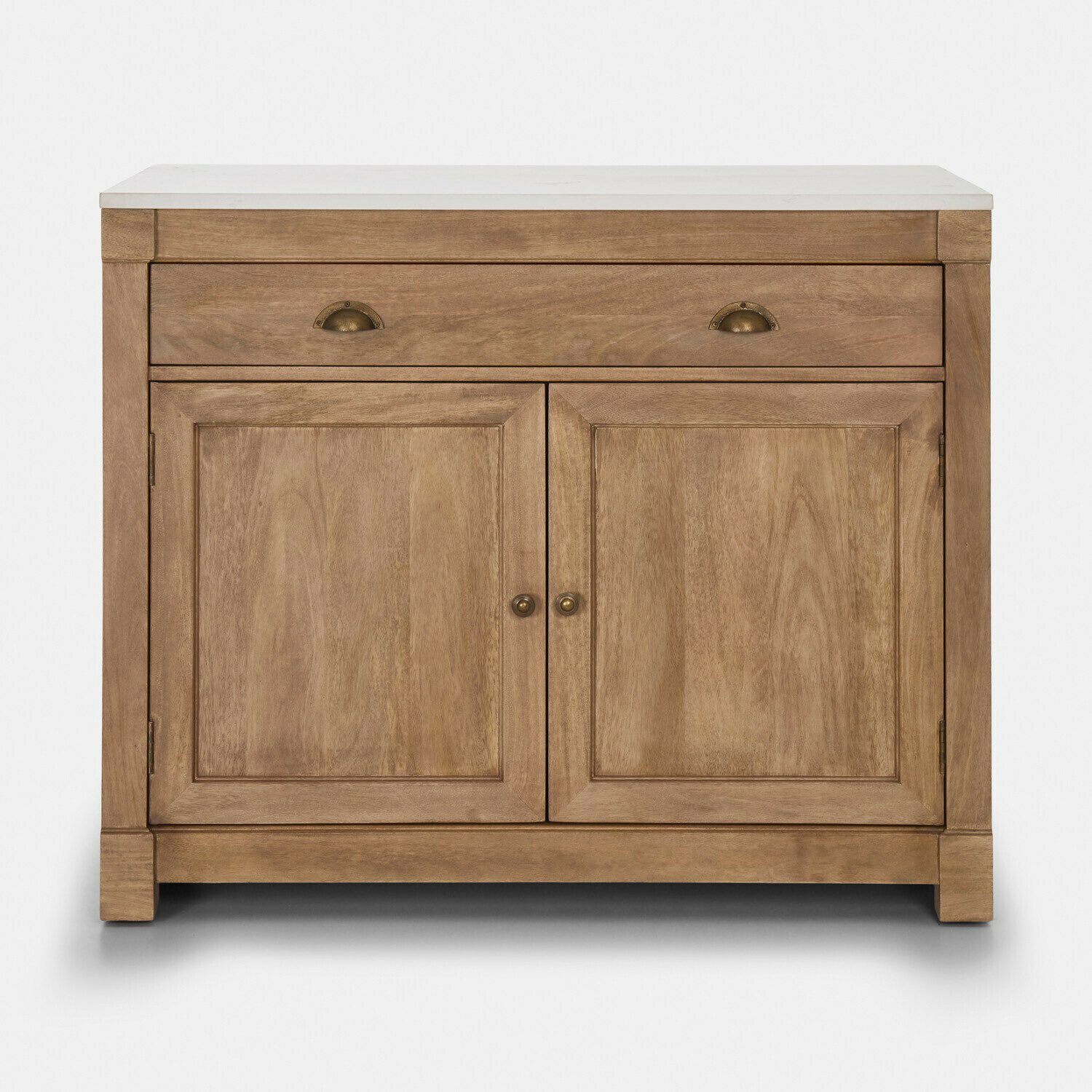 Mirabeau Küchenzeile Küchenschrank Millhaven braun/weiß