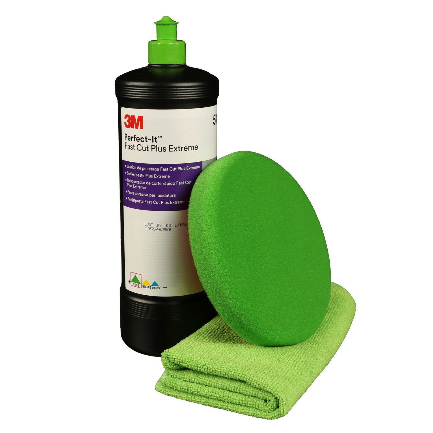 3M Deuschland GmbH 3M Perfect-It Fast Cut Schleifpaste Plus Extrem 51815 im Set Lackpolitur